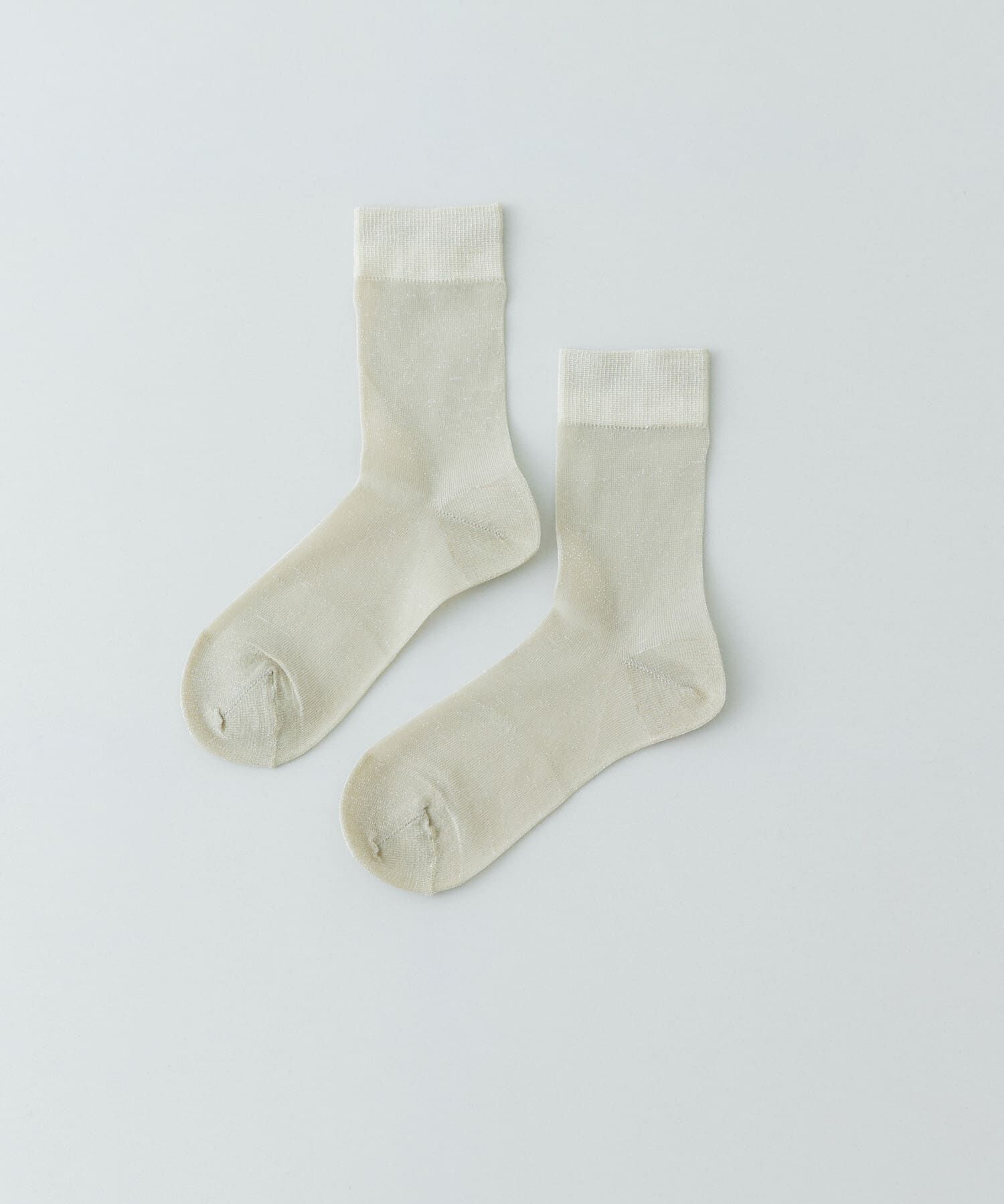 RODE SKO「PIEDI NUDI　FINESSA MID SOCKS」|ソックス|シルバー