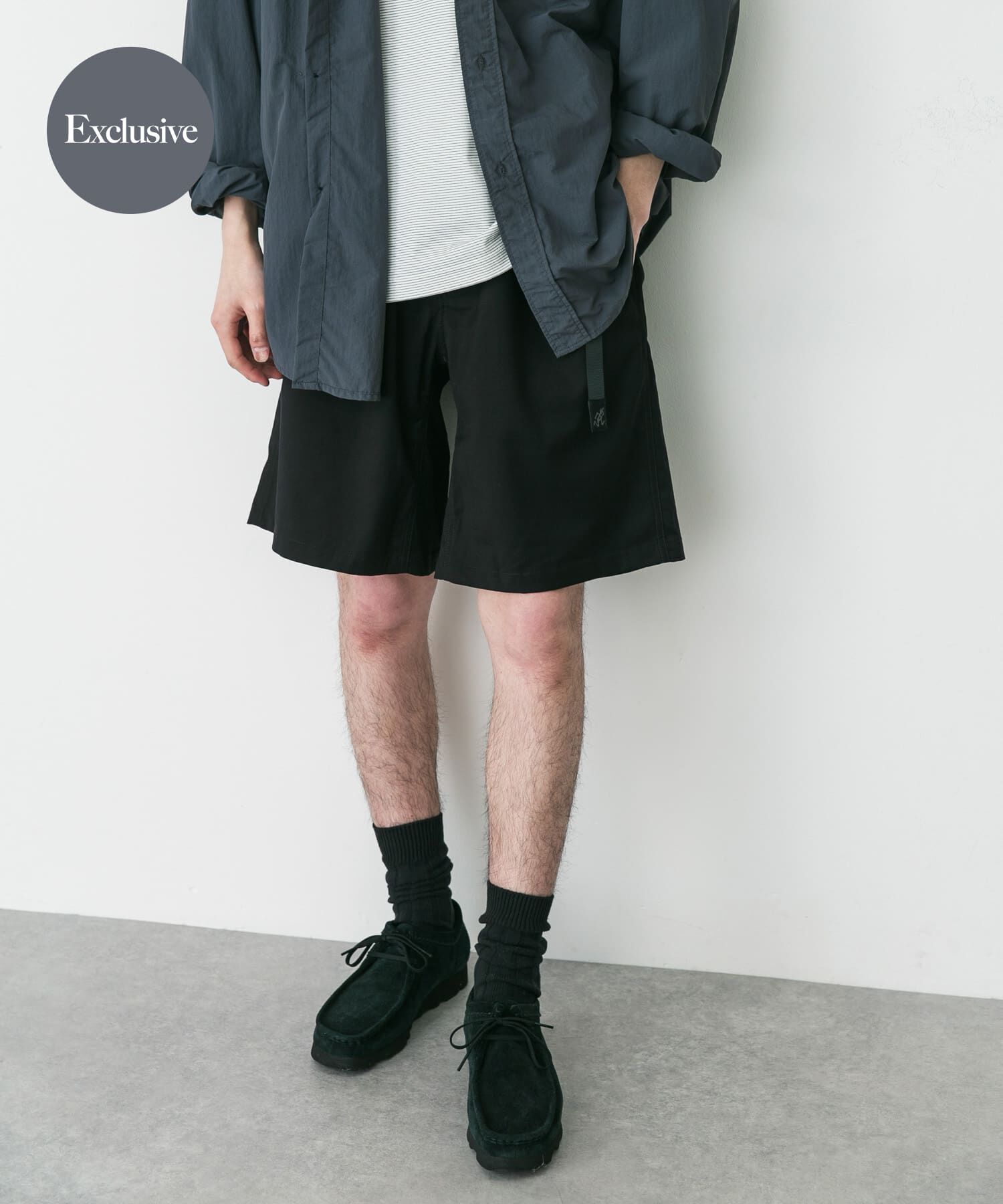 URBAN RESEARCH DOORS「『別注』GRAMICCI　Stretch Gabardine Short」|その他|ブラック
