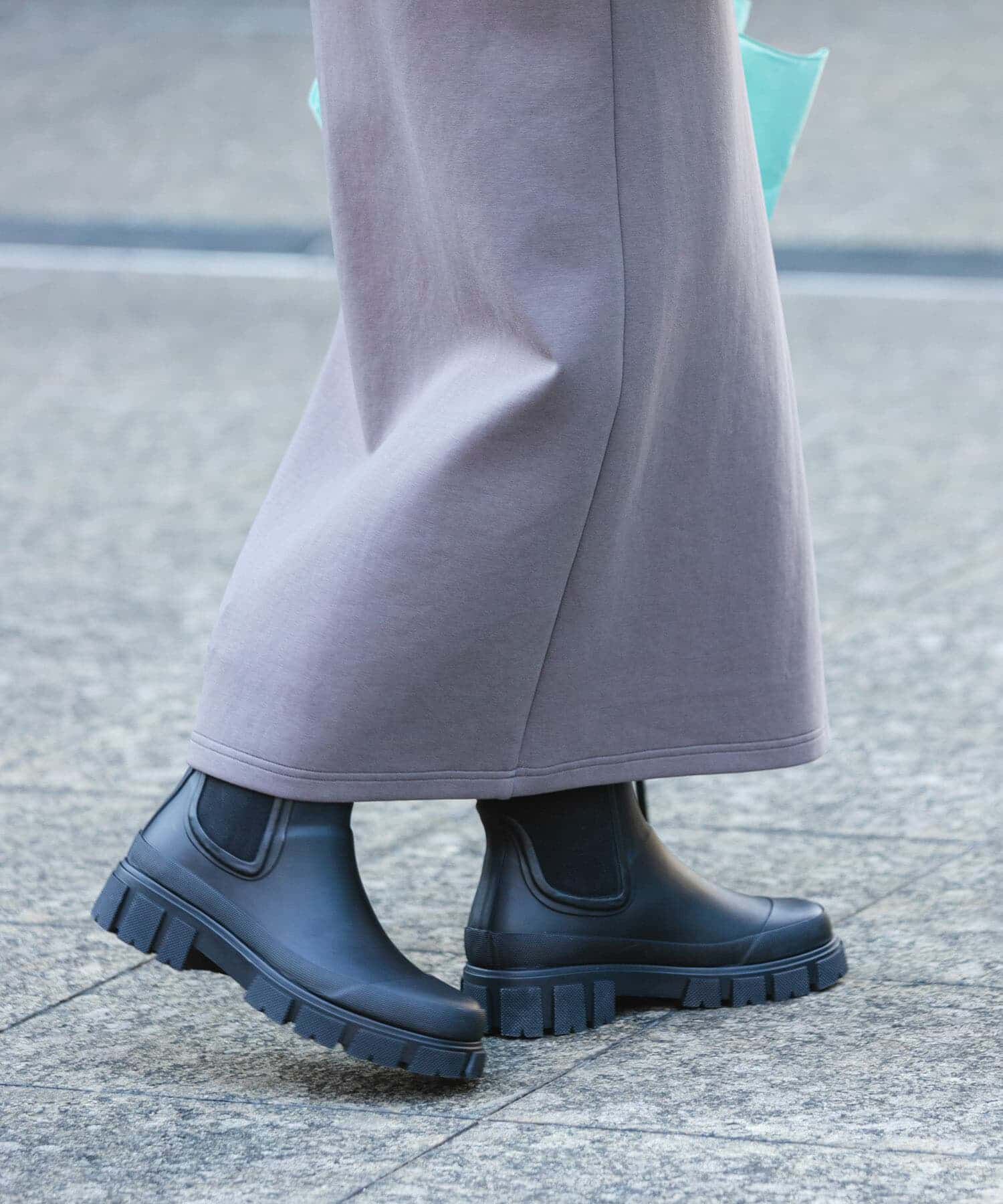 RODE SKO「厚底サイドゴアラバーブーツ」|レインシューズ|