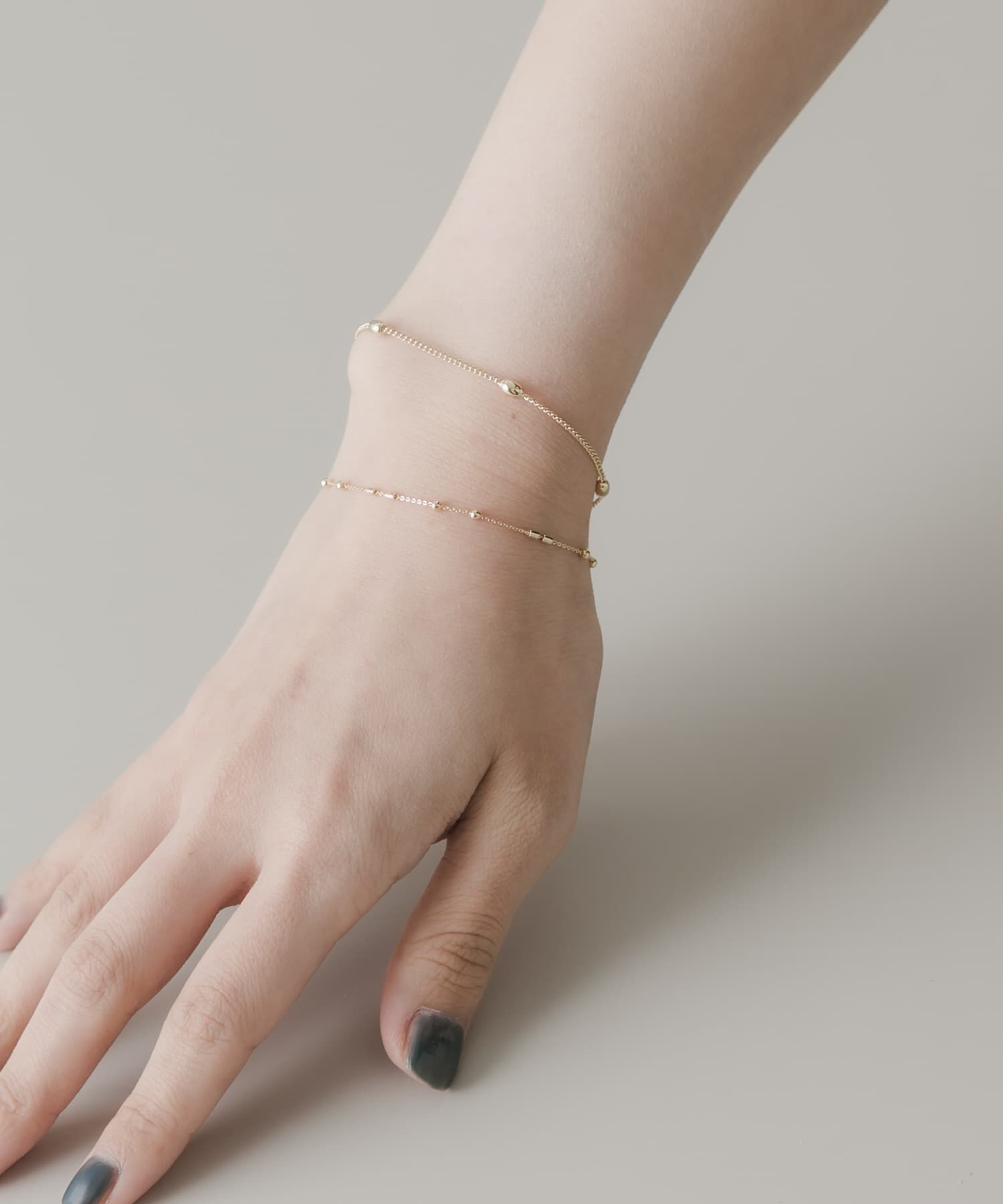 SMELLY「ボールチェーン2セットブレスレット」|ブレスレット・バングル|