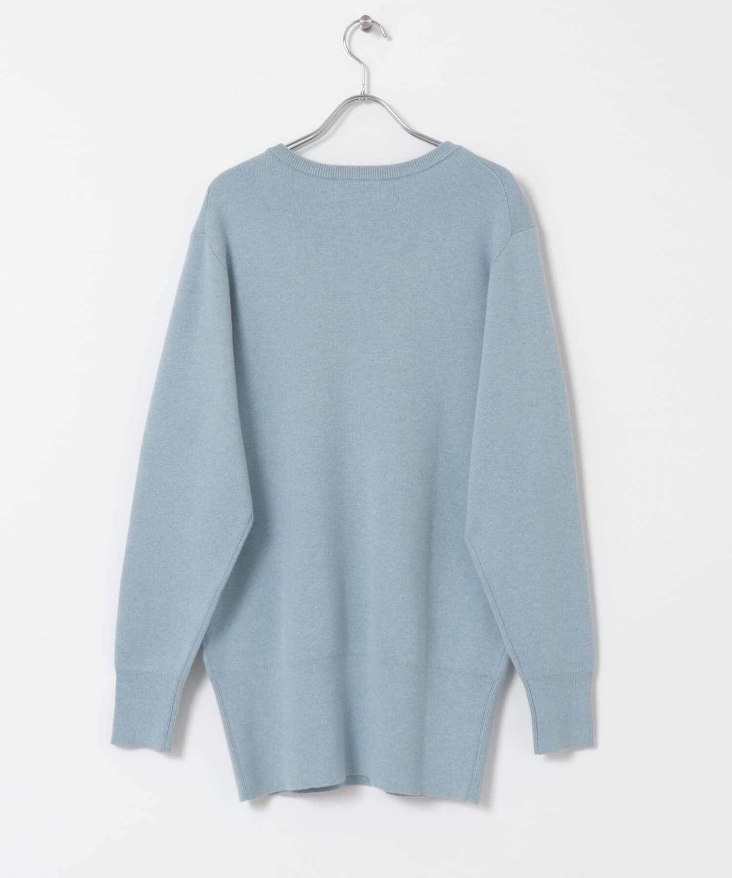 URBAN RESEARCH「new basic　カシミヤコットンVネックチュニックニット」|チュニック|