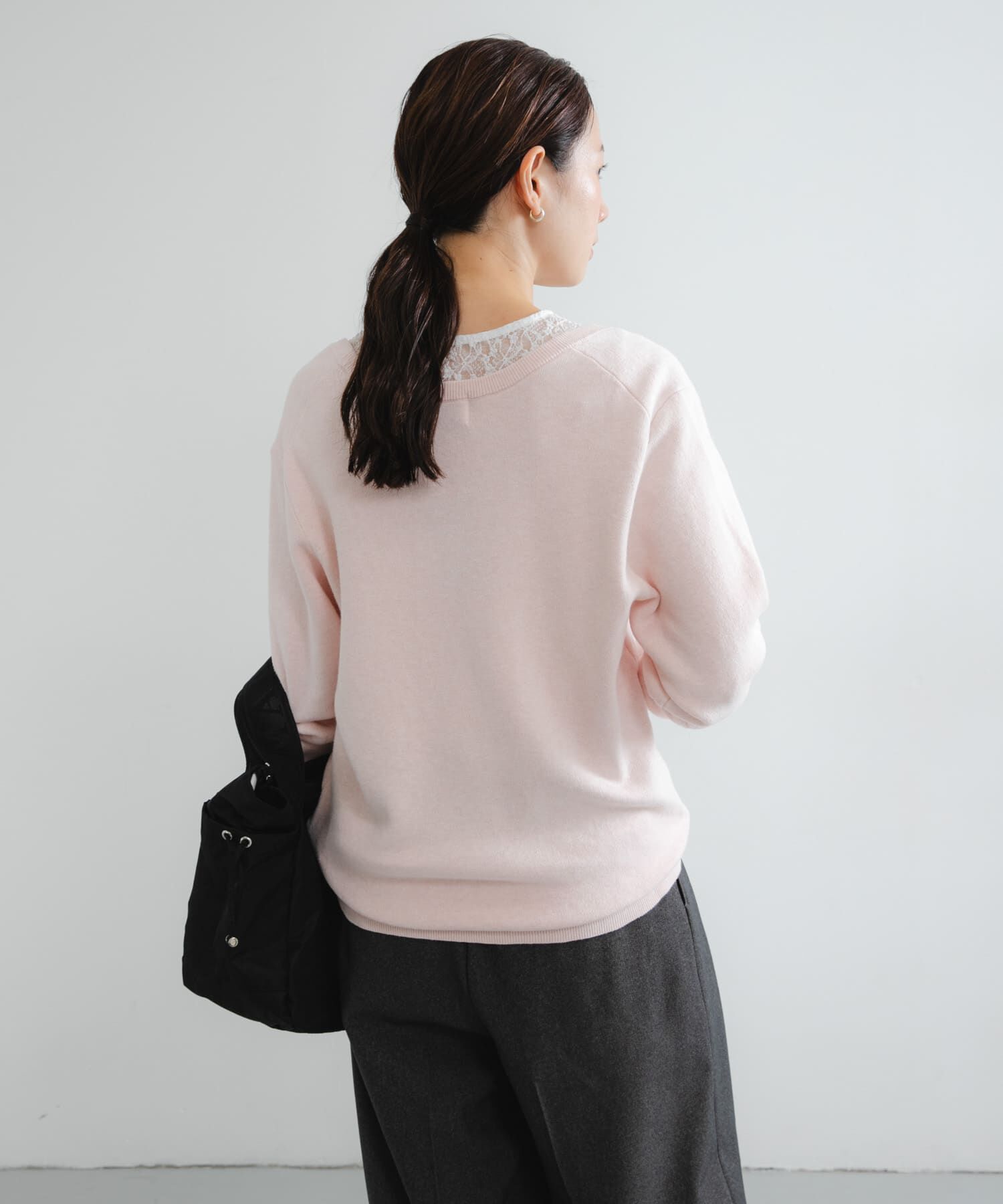 URBAN RESEARCH「new basic　カシミヤコットンVネックチュニックニット」|チュニック|