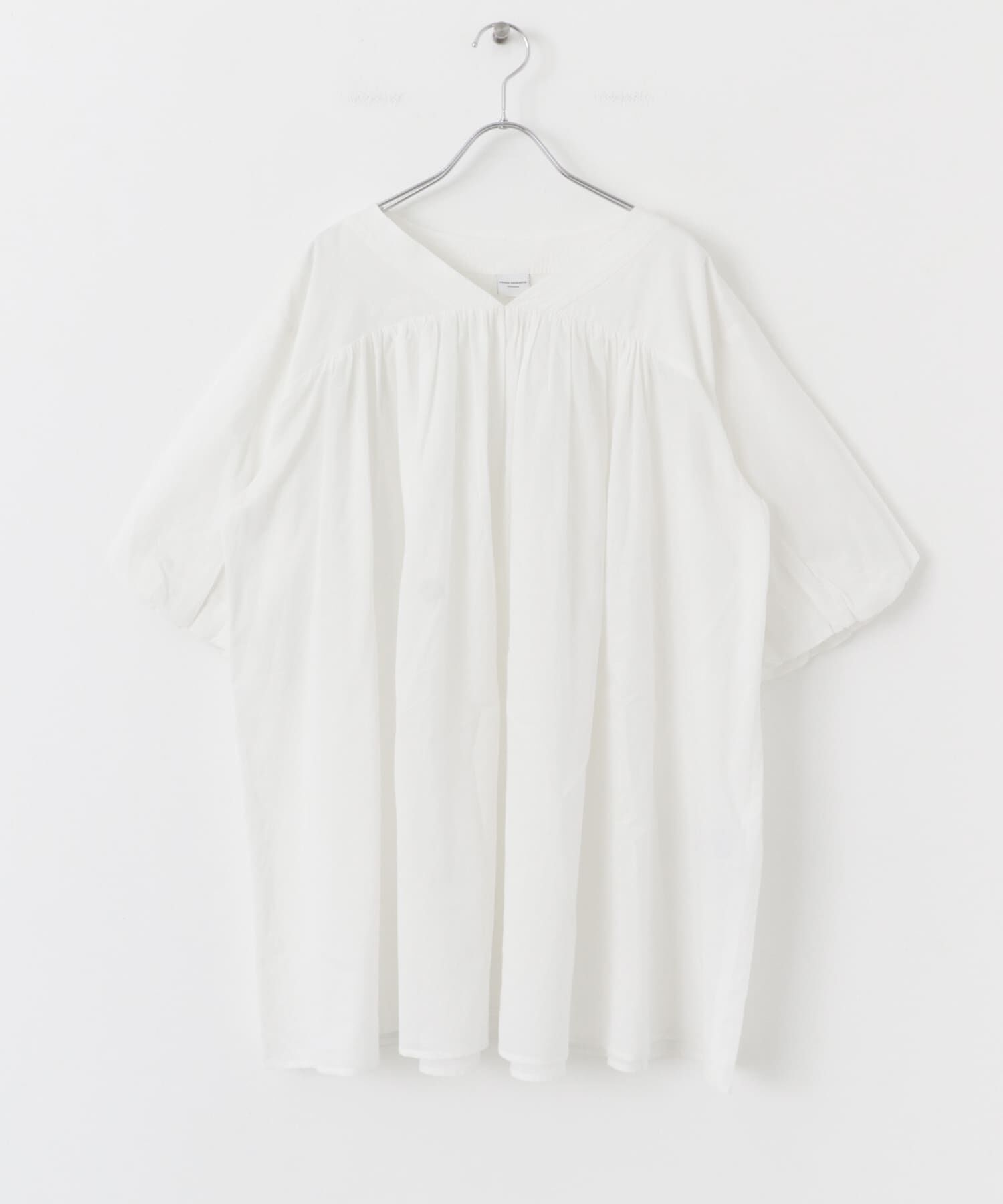 URBAN RESEARCH DOORS「コットンボイルVネックチュニック」|チュニック|