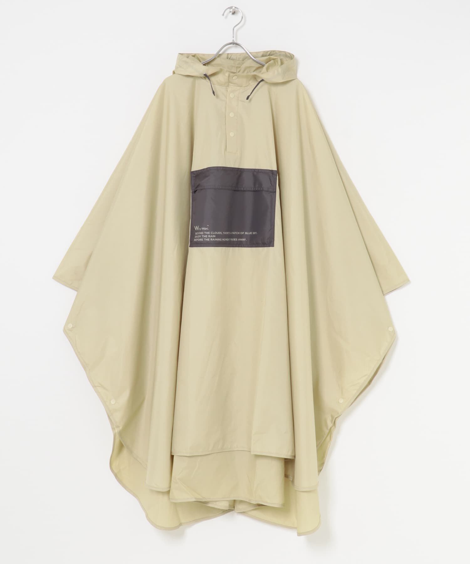 SMELLY「Wpc.　ユニセックス バイカラーパッカブルポンチョ」|ポンチョ・ケープ|