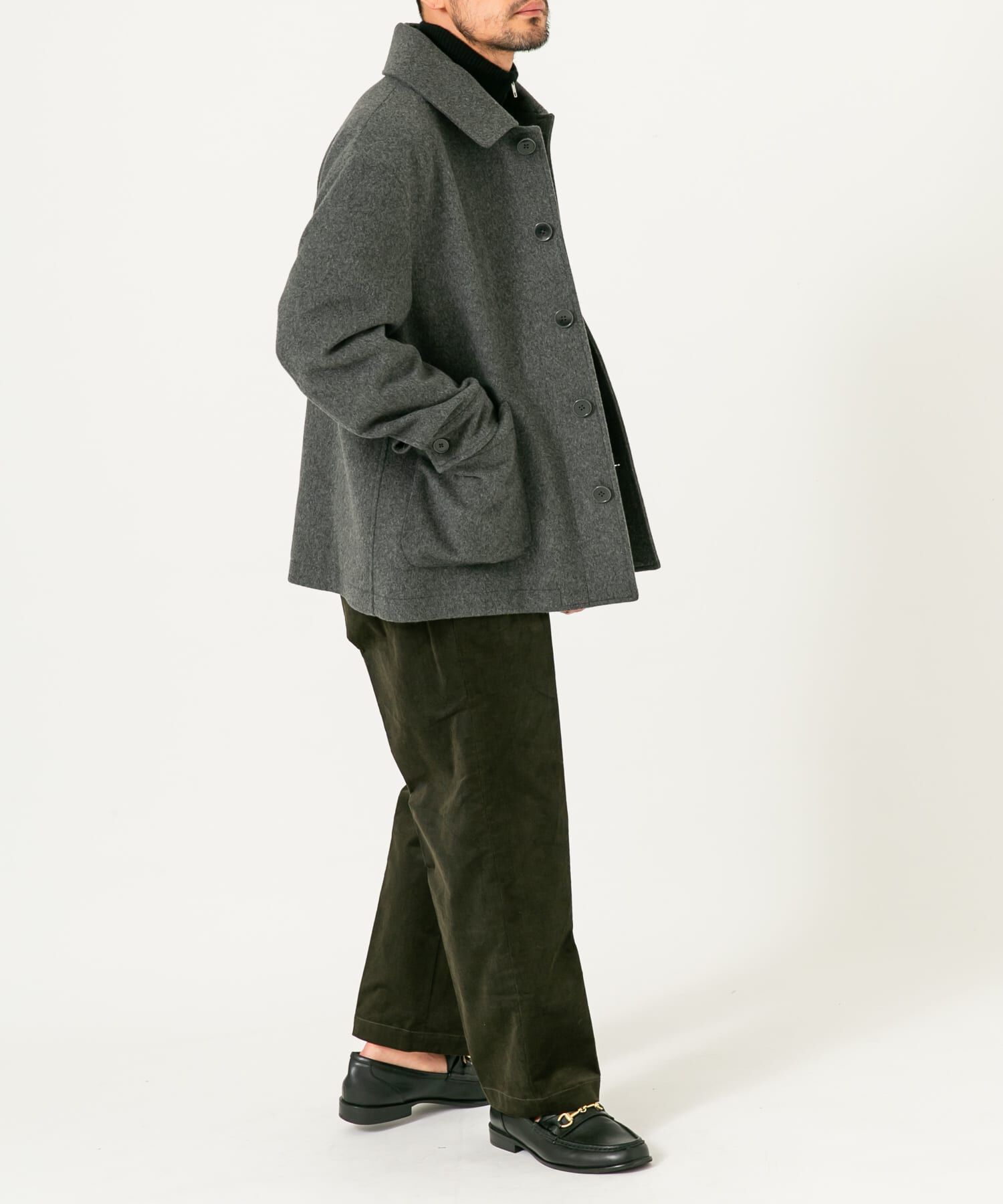 URBAN RESEARCH ROSSO「スーパー100 シングルPコート」|ピーコート|