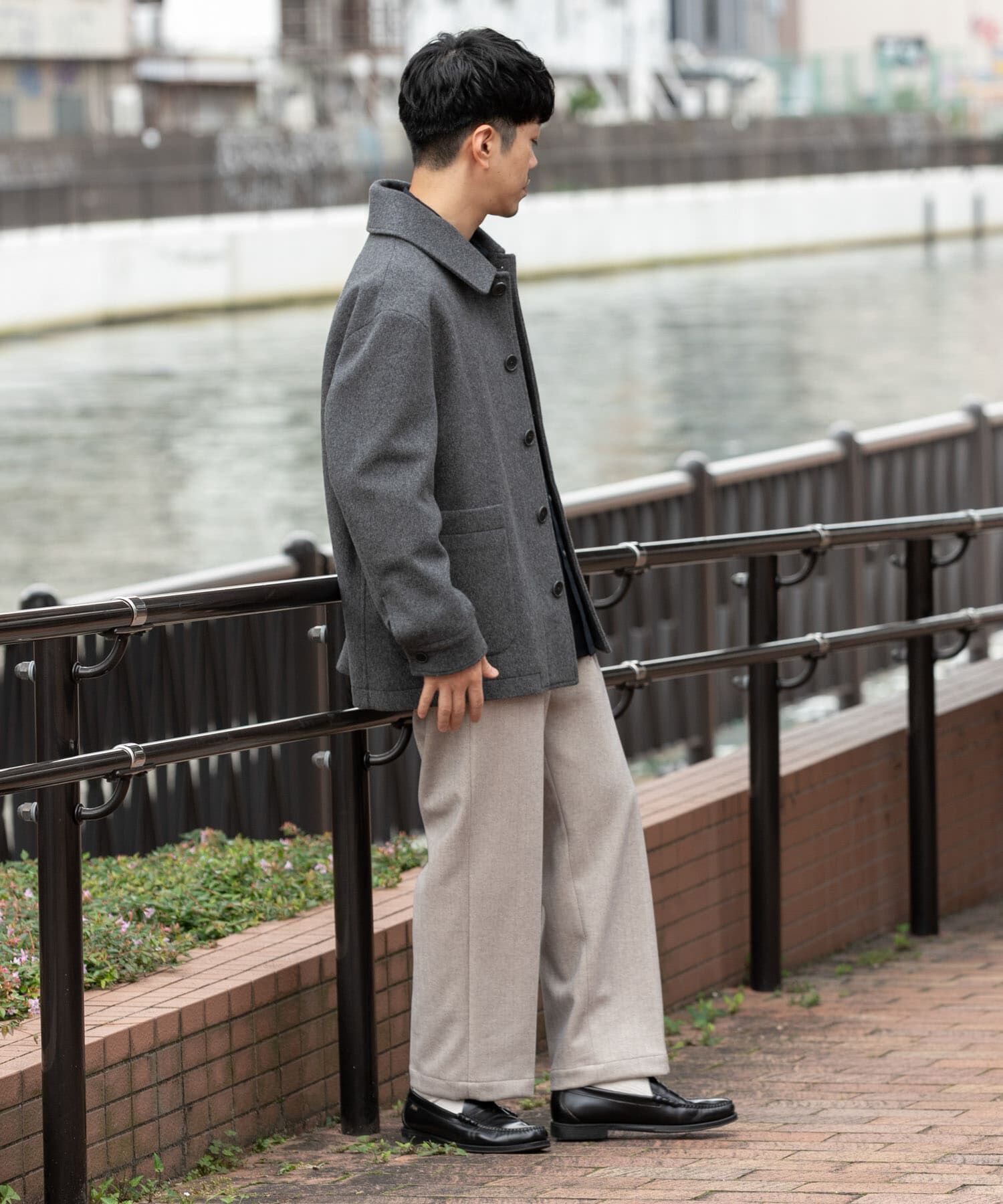 URBAN RESEARCH ROSSO「スーパー100 シングルPコート」|ピーコート|