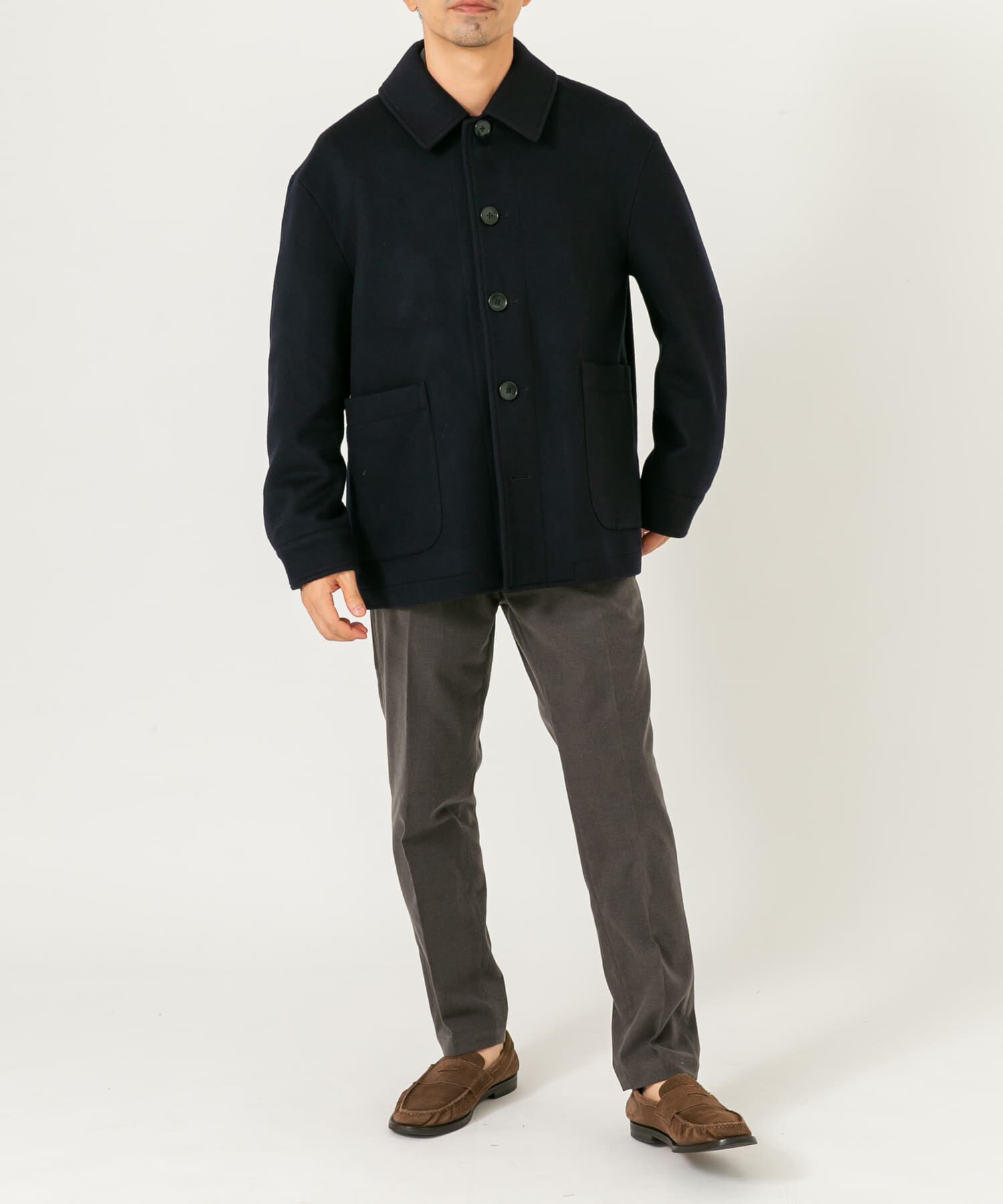 URBAN RESEARCH ROSSO「スーパー100 シングルPコート」|ピーコート|