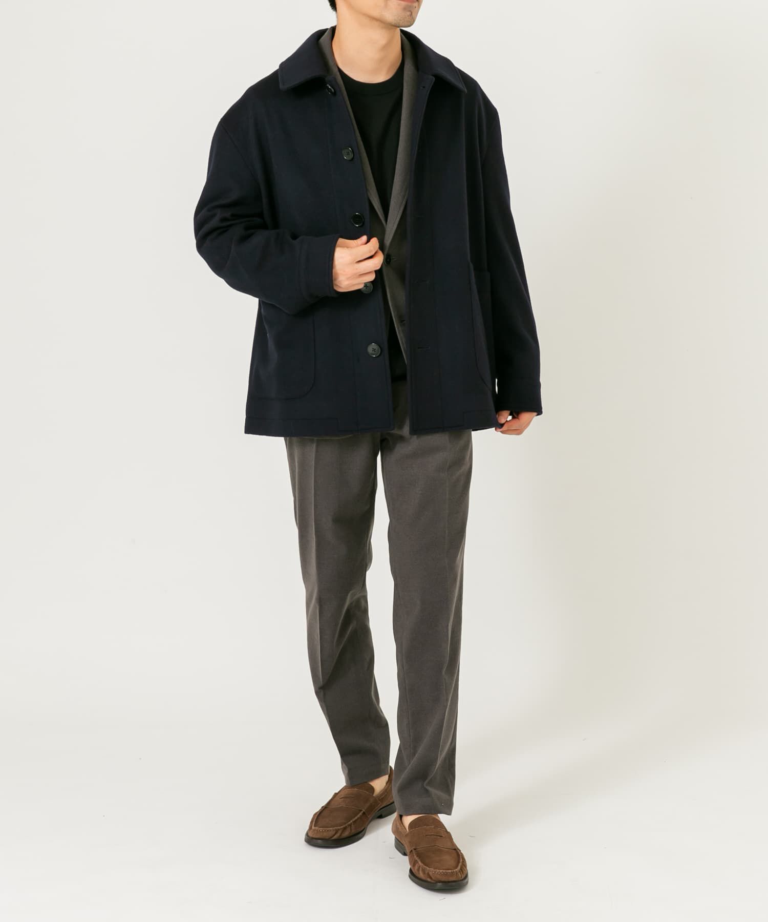 URBAN RESEARCH ROSSO「スーパー100 シングルPコート」|ピーコート|