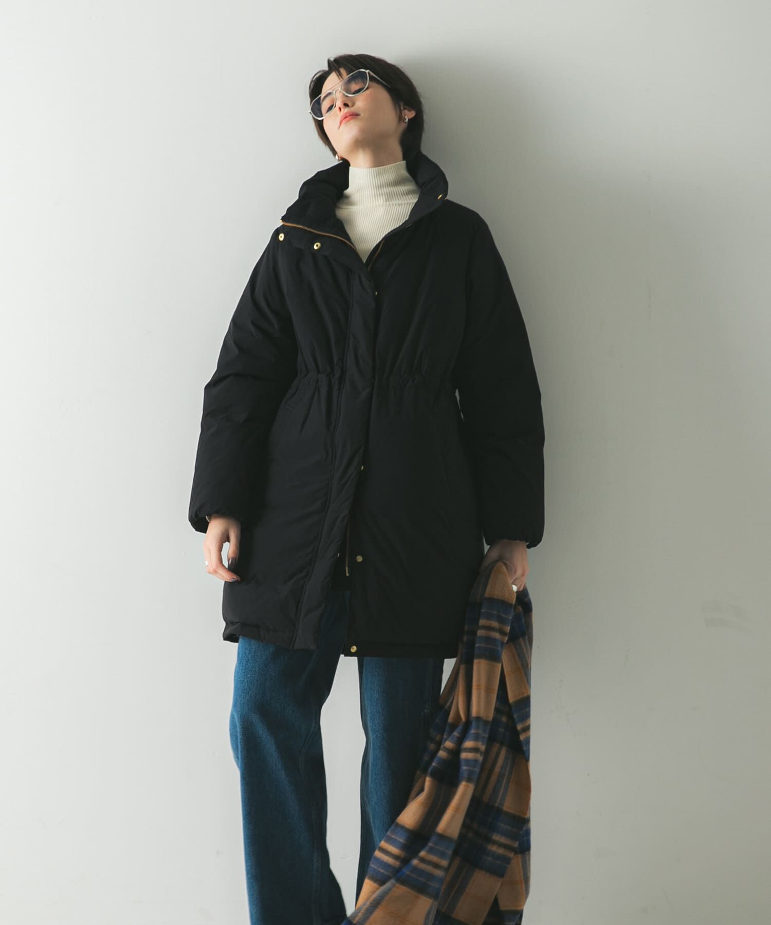 URBAN RESEARCH「スタンドカラードロストダウンコート」|ダウン|