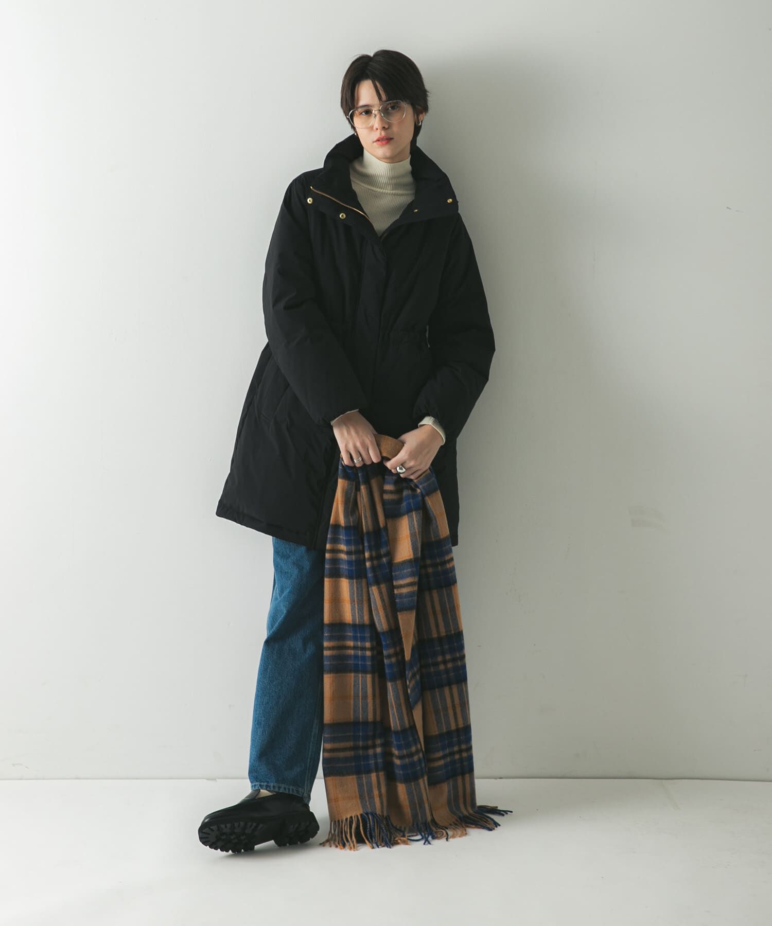 URBAN RESEARCH「スタンドカラードロストダウンコート」|ダウン|