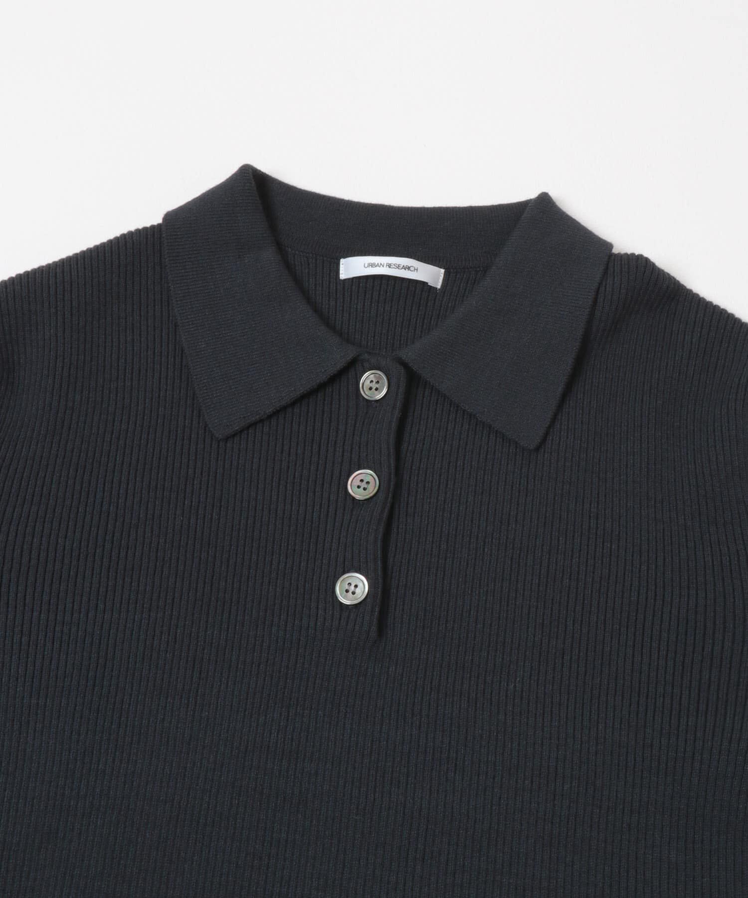 URBAN RESEARCH「コットンシルクポロ衿ニット」|ニット・セーター|