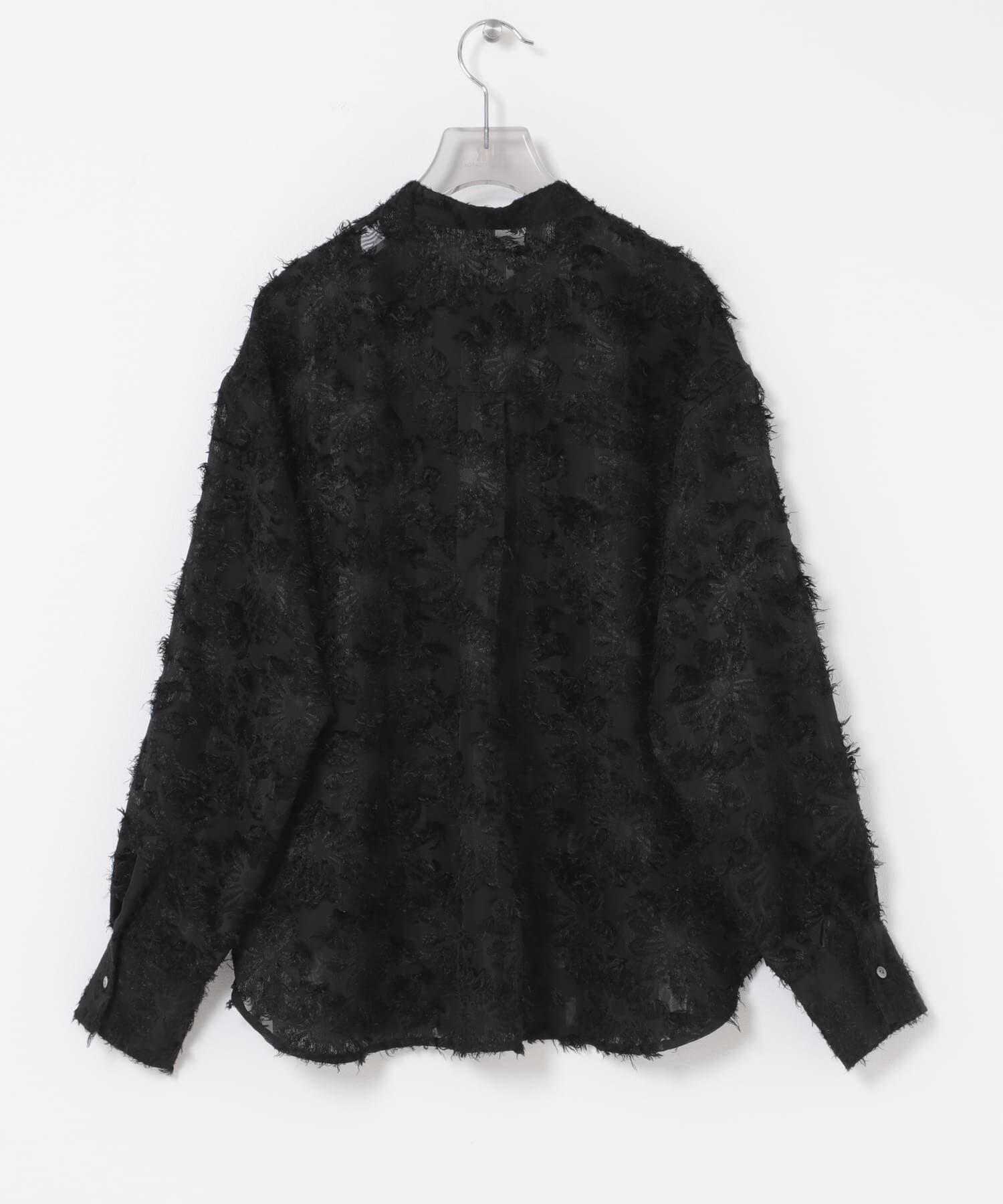 URBAN RESEARCH「カットジャガードバンドカラーシャツ」|シャツ・ブラウス|