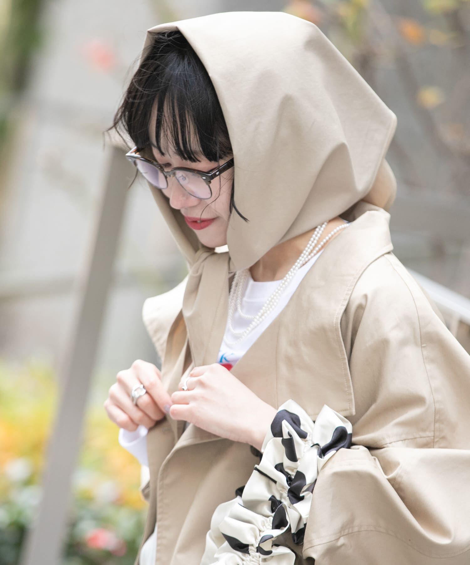 URBAN RESEARCH「スタンドカラーミドル丈トレンチコート」|トレンチコート|