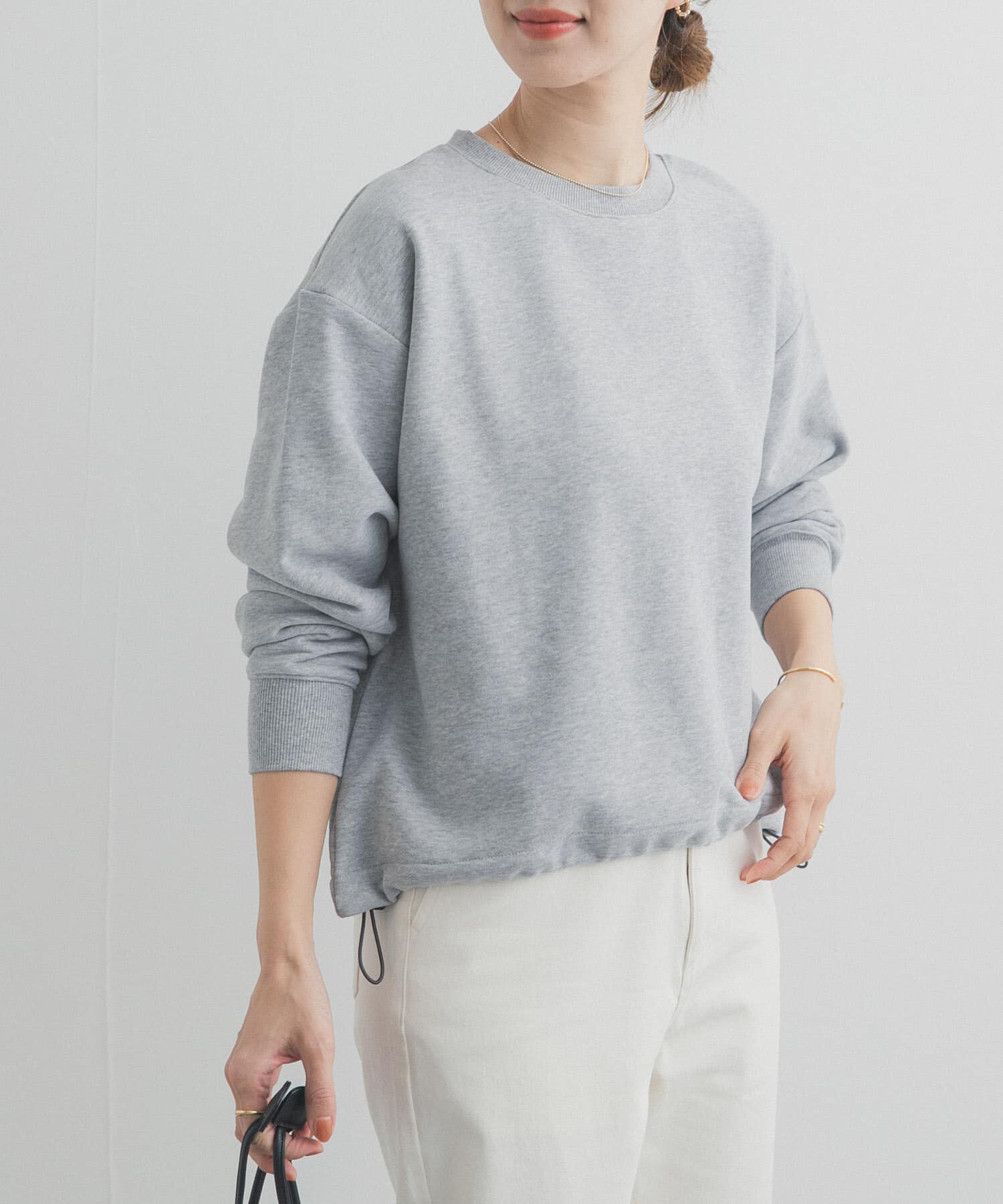 URBAN RESEARCH DOORS「コットンスウェットヘムドロストプルオーバー」|スウェット・ジャージ|