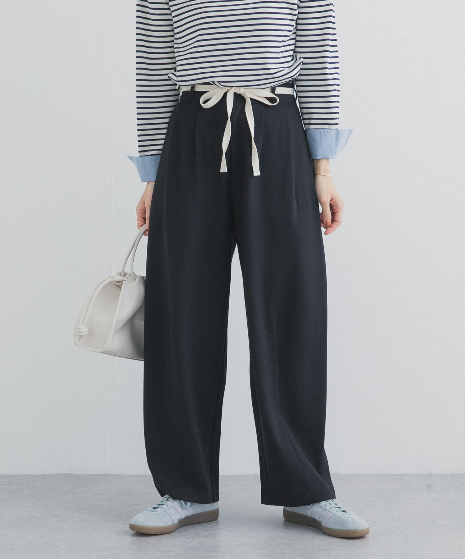 URBAN RESEARCH DOORS「ウエストリボンカットカーブパンツ」|その他|