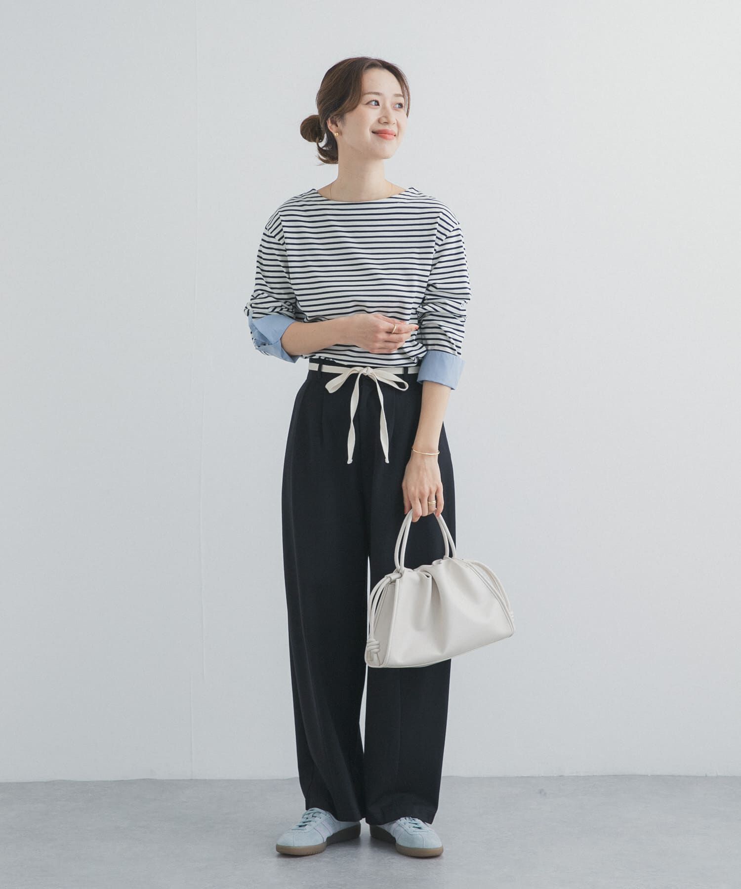 URBAN RESEARCH DOORS「ウエストリボンカットカーブパンツ」|その他|