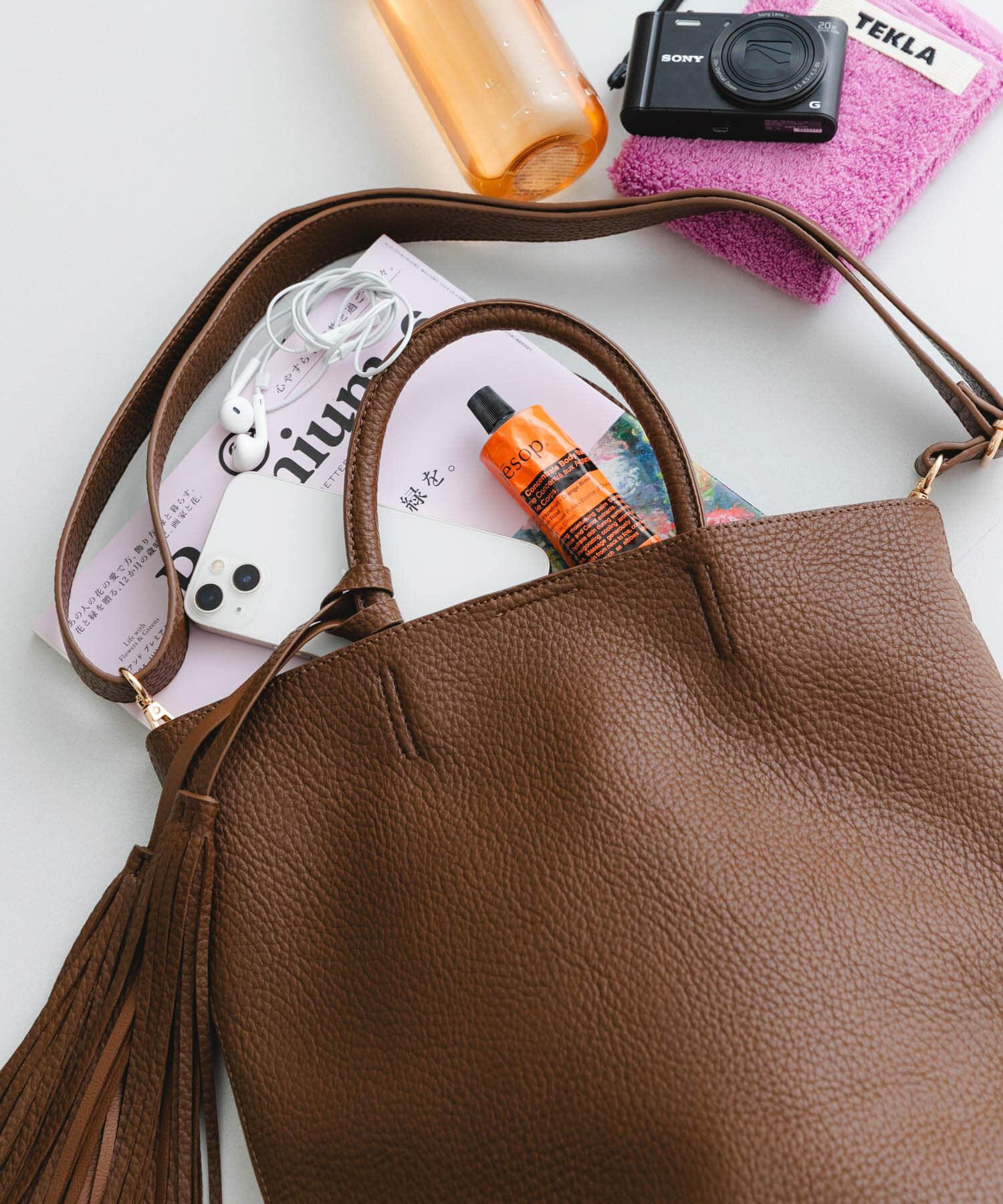 RODE SKO「『縦型』タッセル軽量2WAYタテナガトートバッグ」|トートバッグ|