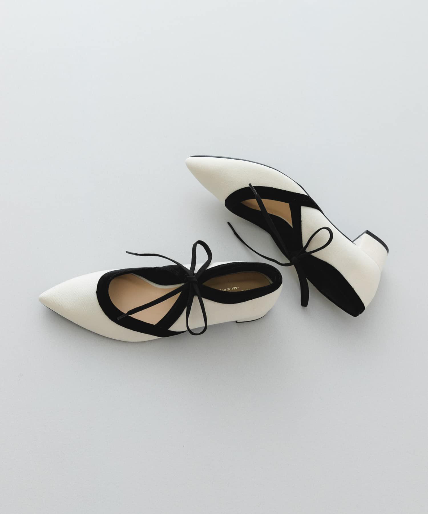 RODE SKO「『MADE IN JAPAN』 3センチヒールリボンパンプス」|パンプス|