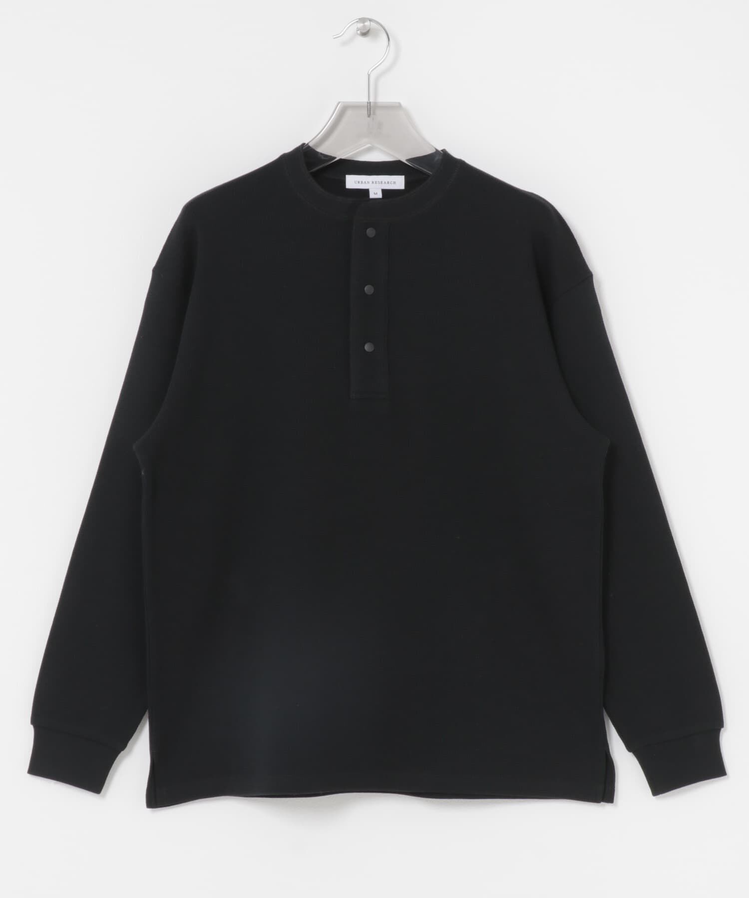 URBAN RESEARCH「『UR TECH』度詰めワッフルヘンリーロングスリーブ」|Tシャツ・カットソー|