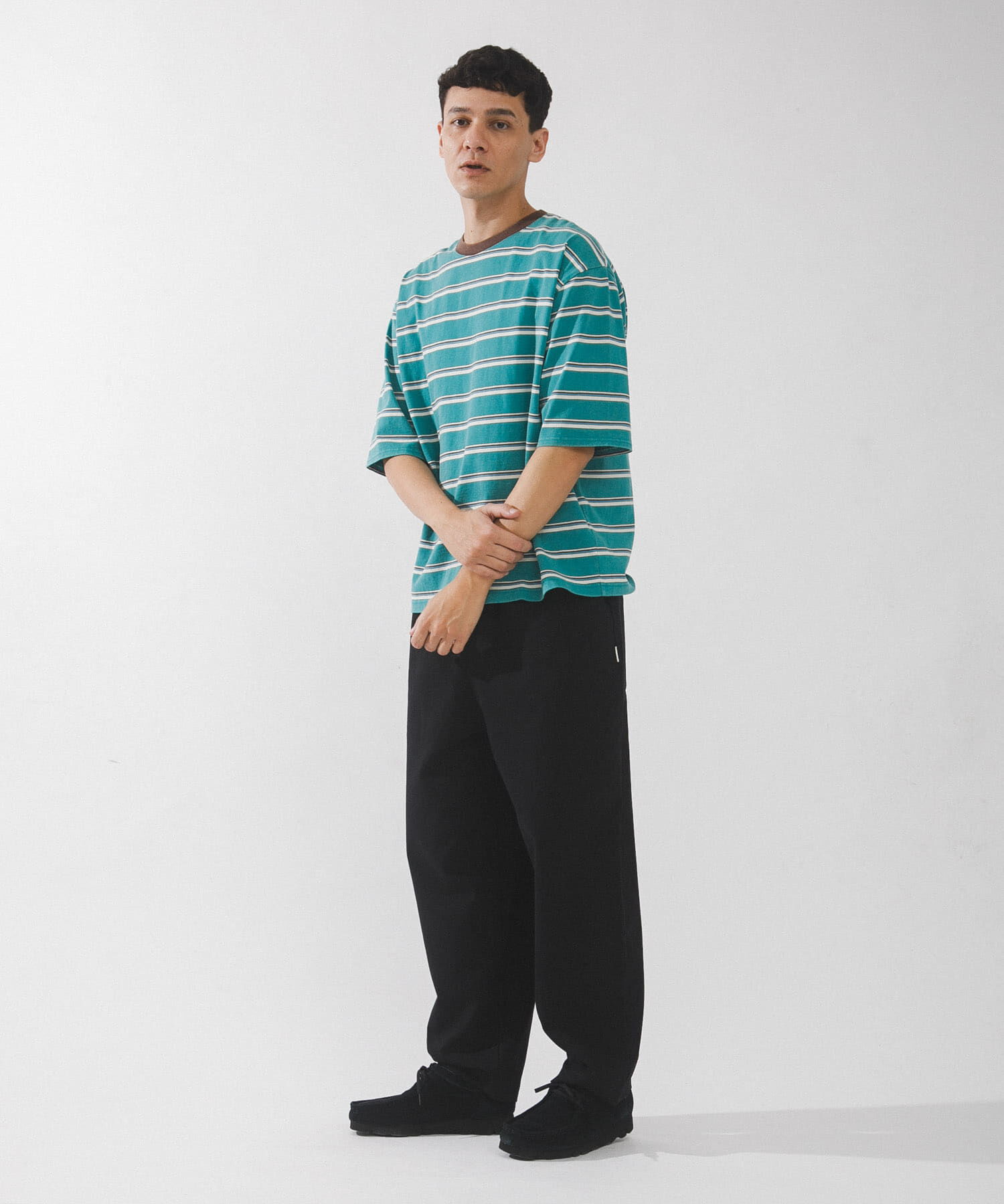 Sonny Label 「マルチボーダーショートスリーブTシャツ」|Tシャツ・カットソー|