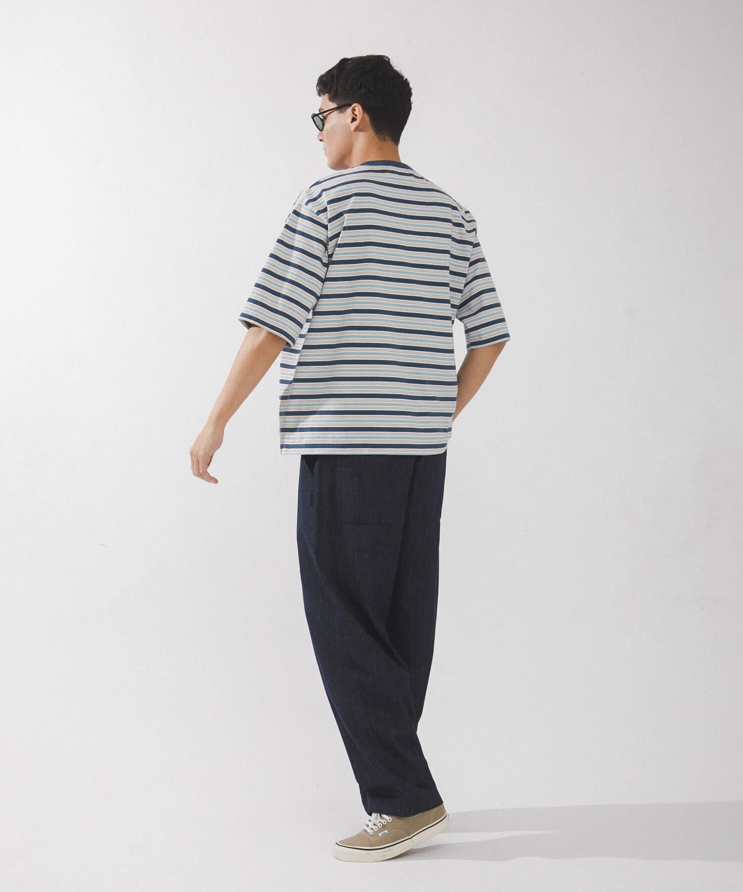 Sonny Label 「マルチボーダーショートスリーブTシャツ」|Tシャツ・カットソー|