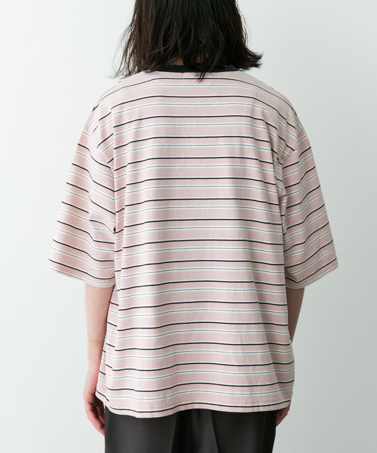 Sonny Label 「マルチボーダーショートスリーブTシャツ」|Tシャツ・カットソー|