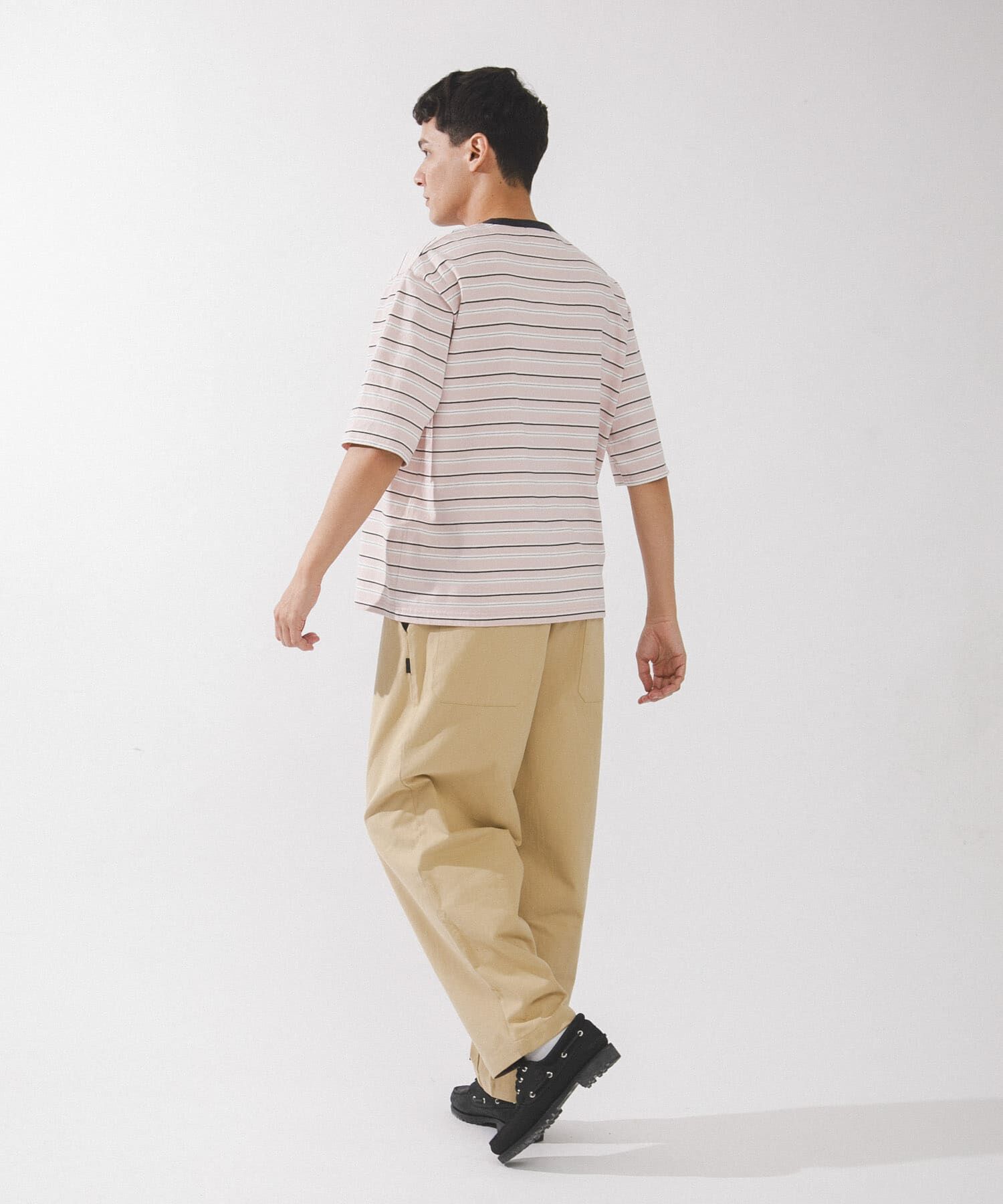 Sonny Label 「マルチボーダーショートスリーブTシャツ」|Tシャツ・カットソー|