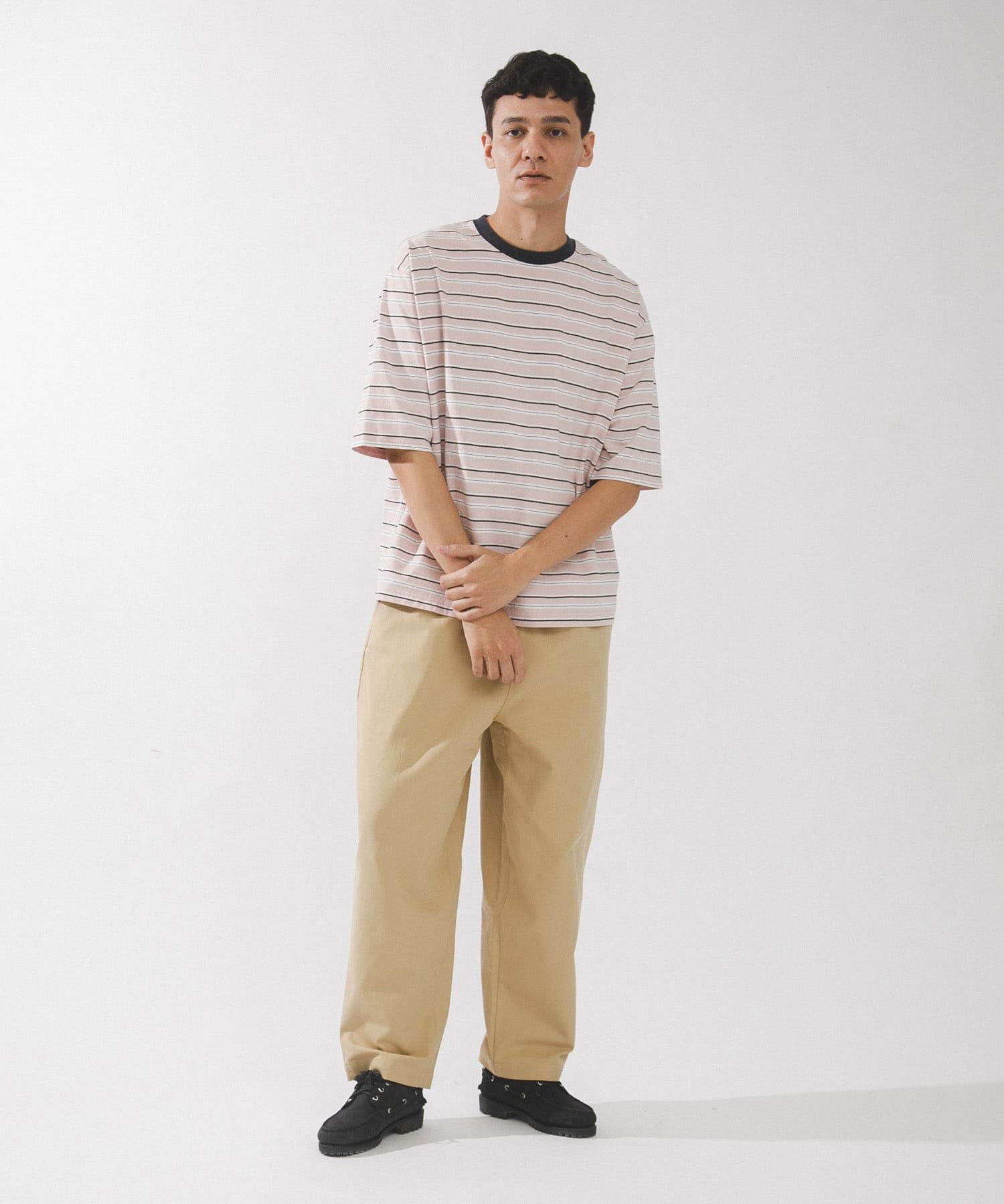 Sonny Label 「マルチボーダーショートスリーブTシャツ」|Tシャツ・カットソー|