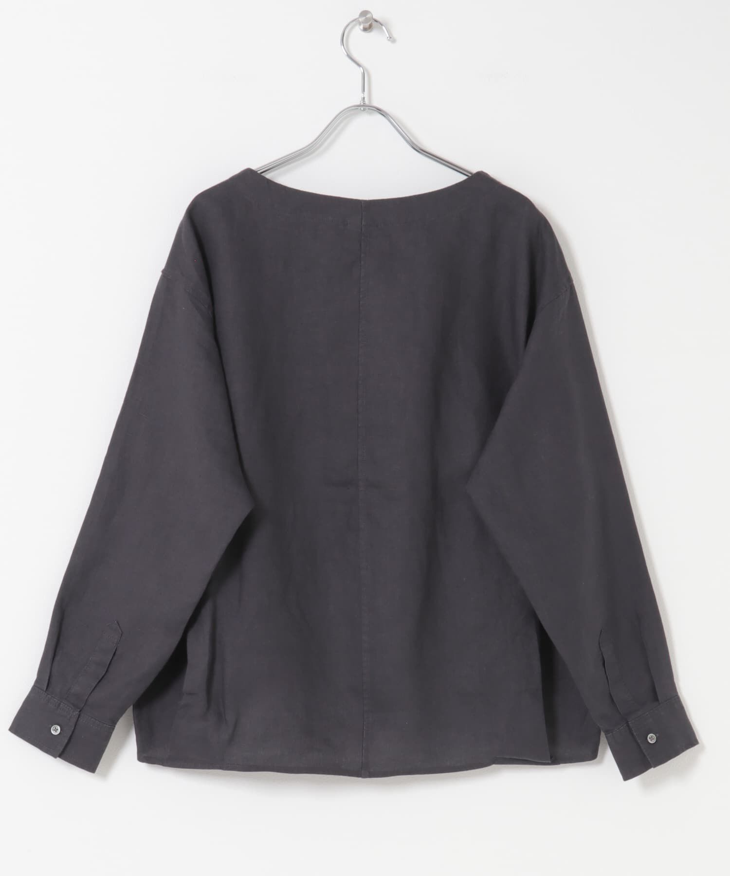 URBAN RESEARCH DOORS「リネンフロントギャザープルオーバー」|シャツ・ブラウス|