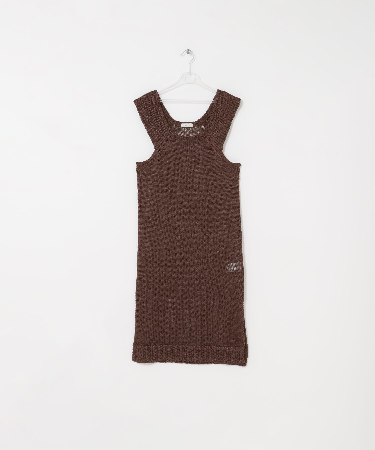 LAATO「knit frill tunic」|チュニック|