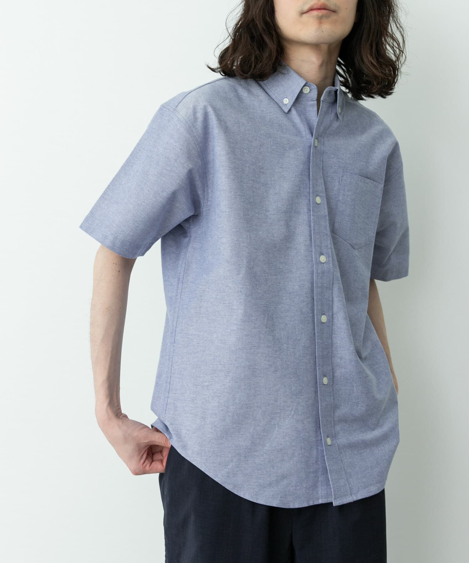 Sonny Label 「抗菌オックスボタンダウン半袖シャツ」|シャツ・ブラウス|