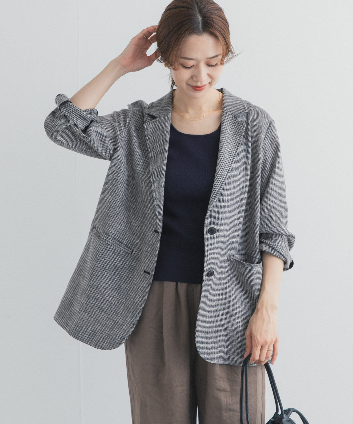 URBAN RESEARCH DOORS「カラミニュアンスジャケット」|その他|グレー系その他