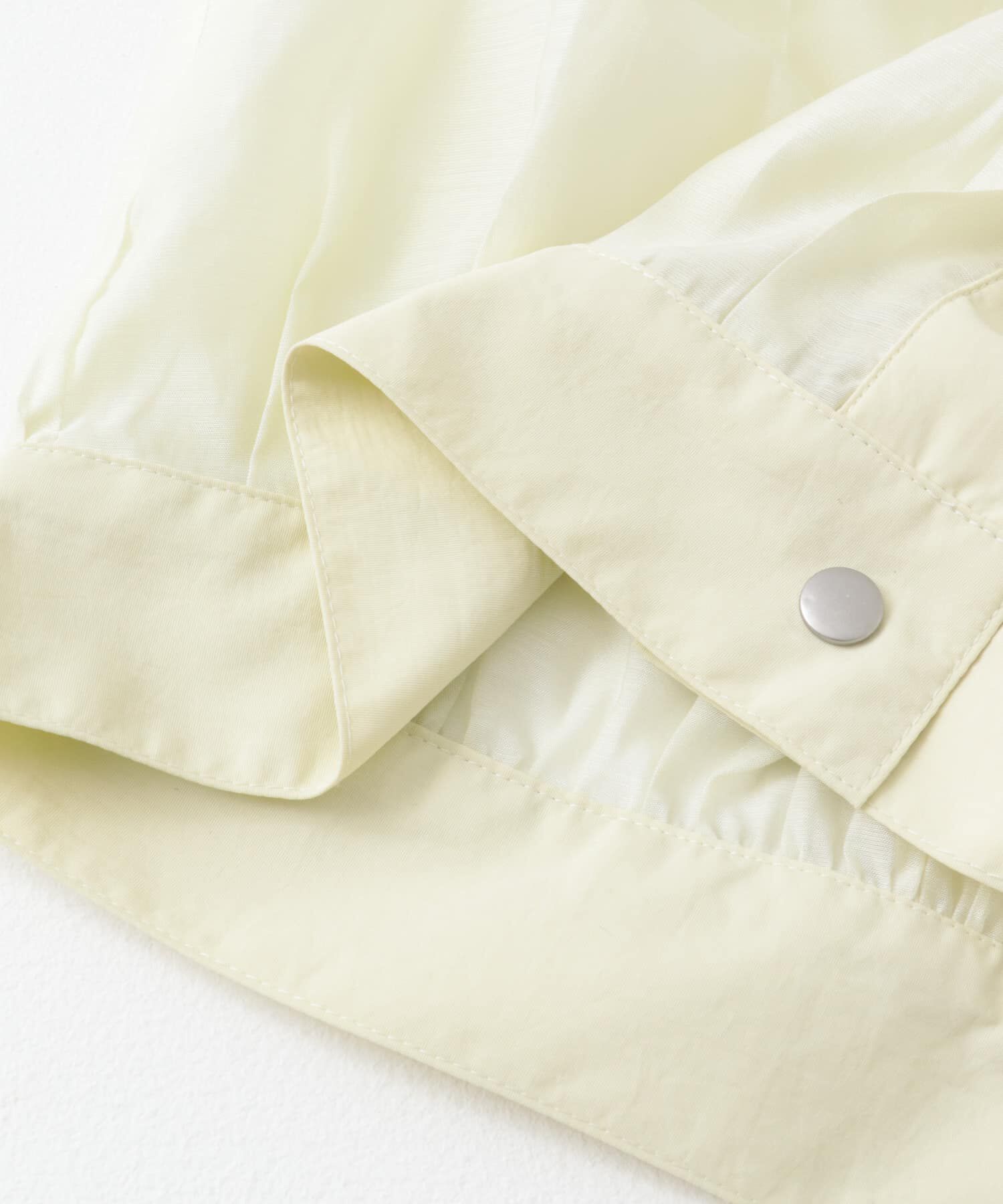  「シアードッキングベスト」|ノーカラーコート|