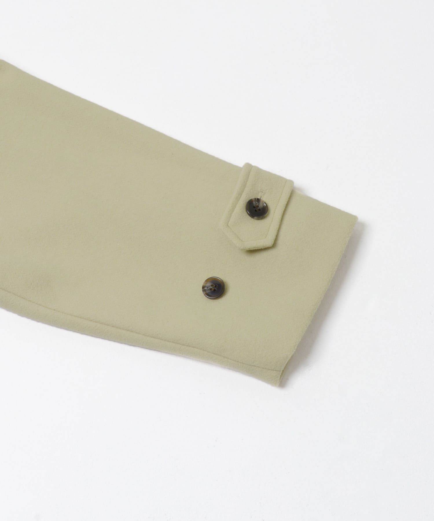  「BIGカラーミドルコート」|ノーカラーコート|