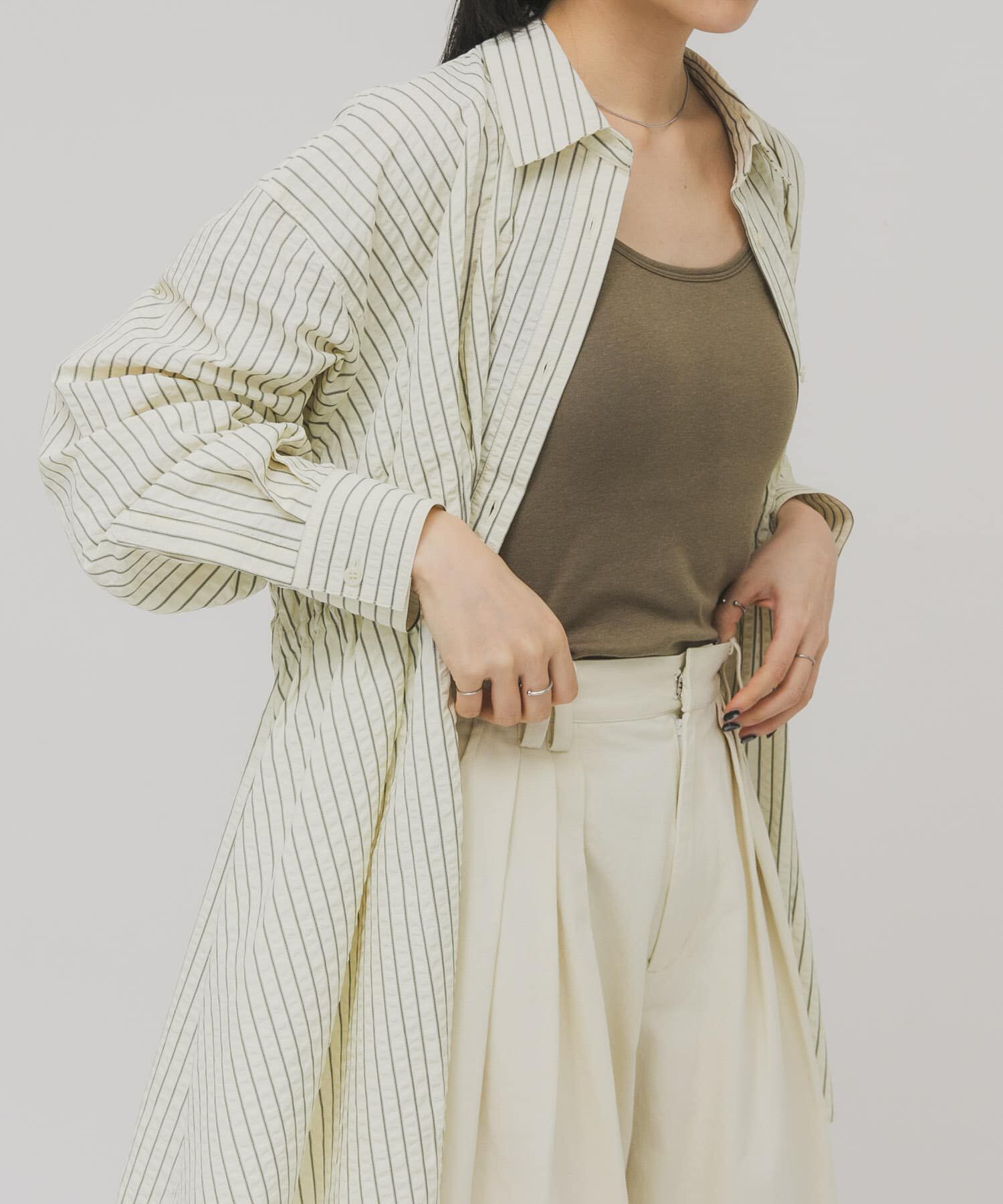  「スパゲティストラップカップ付きキャミ」|キャミソール|