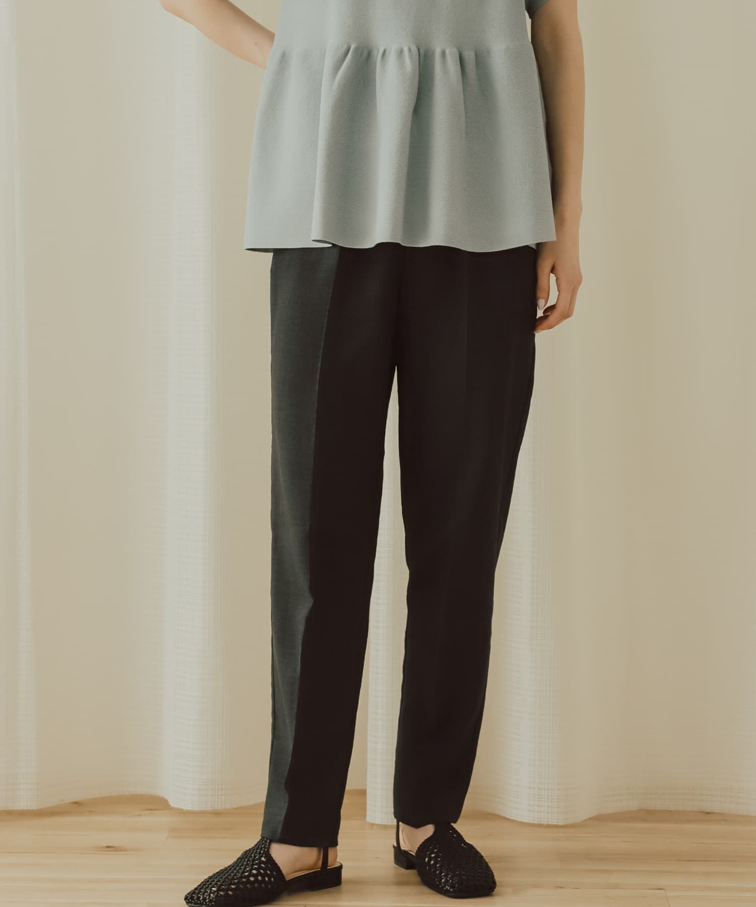 SENSE OF PLACE by URBAN RESEARCH「リネンライクハイウエストテーパードパンツ」|その他|