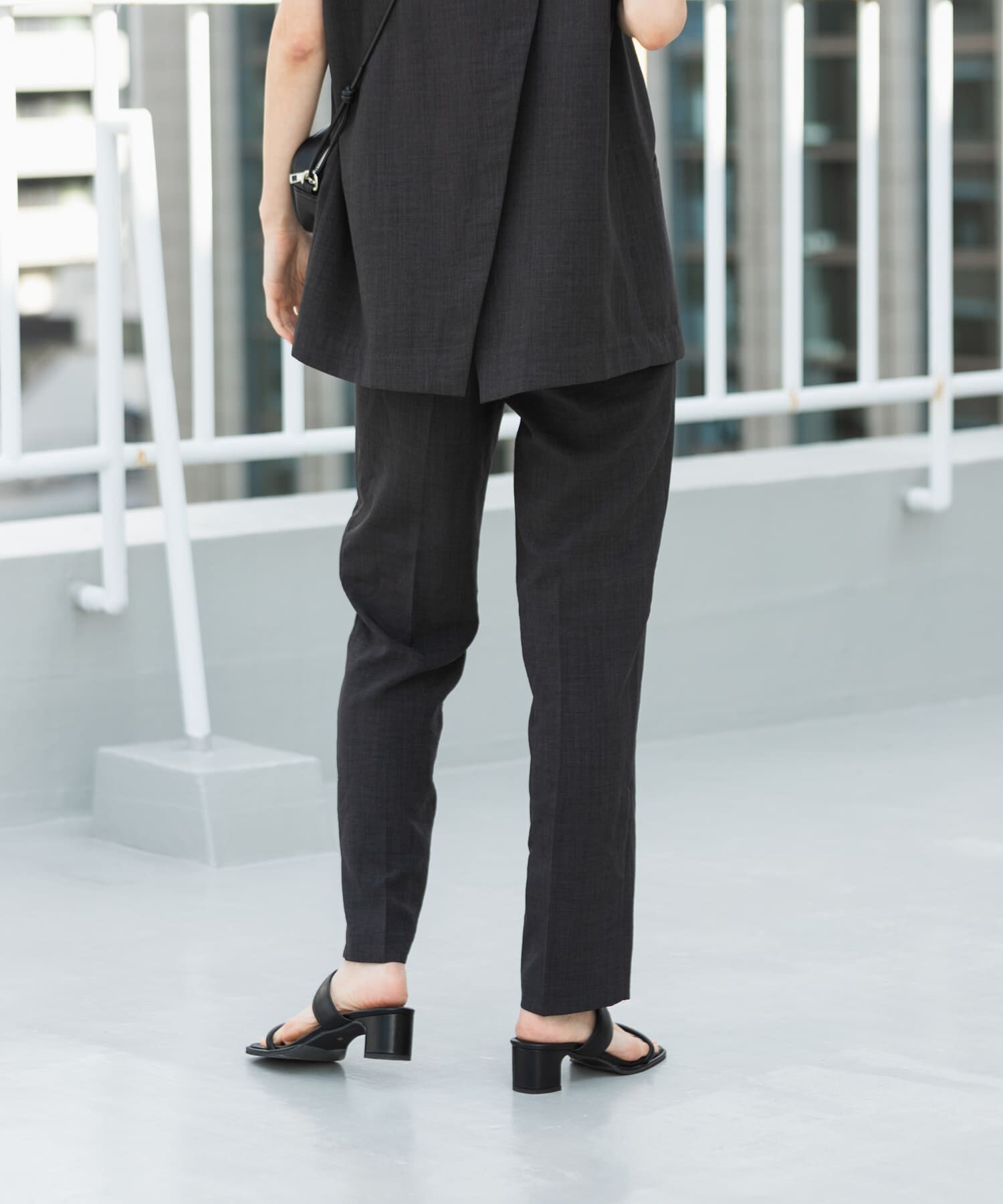 SENSE OF PLACE by URBAN RESEARCH「リネンライクハイウエストテーパードパンツ」|その他|