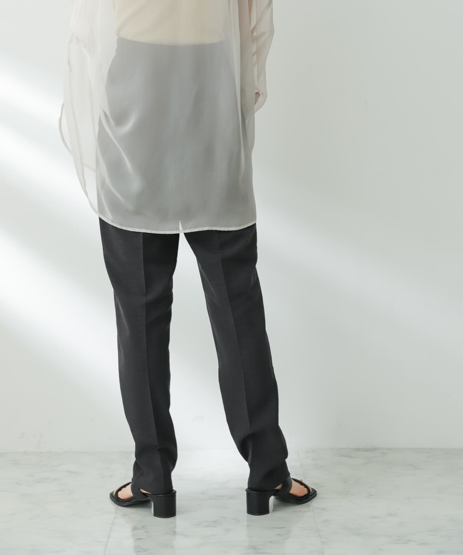 SENSE OF PLACE by URBAN RESEARCH「リネンライクハイウエストテーパードパンツ」|その他|