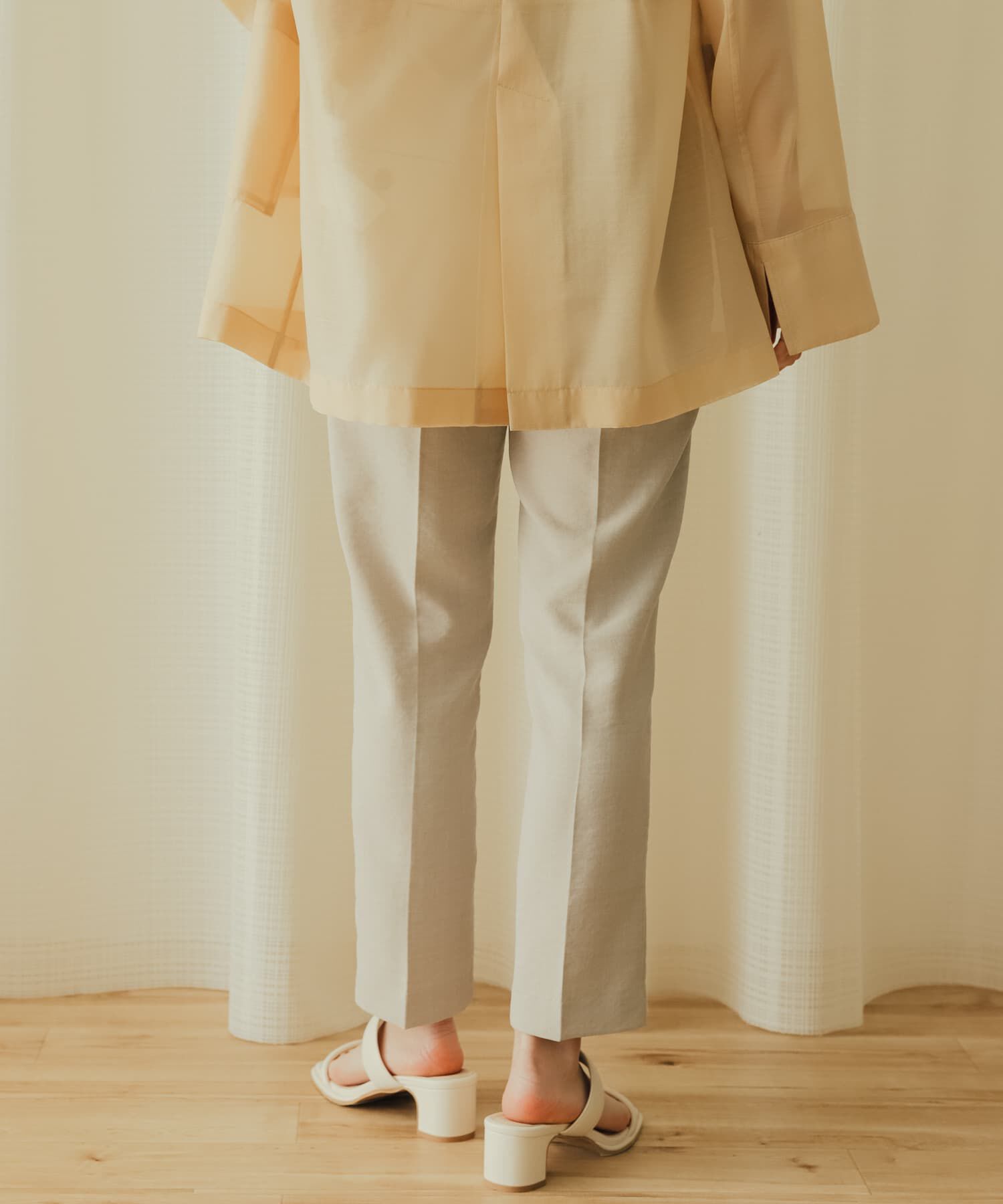 SENSE OF PLACE by URBAN RESEARCH「リネンライクハイウエストテーパードパンツ」|その他|