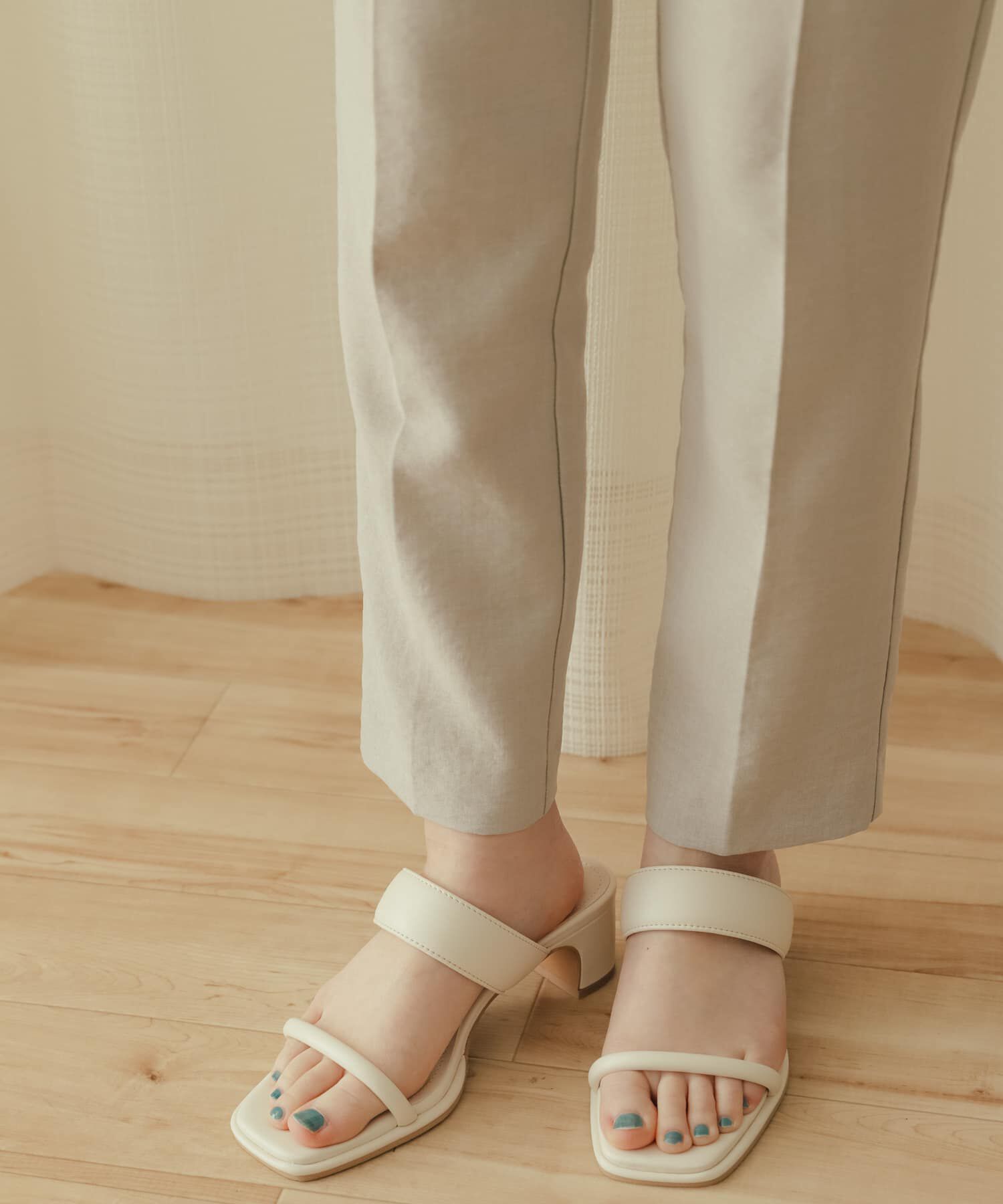 SENSE OF PLACE by URBAN RESEARCH「リネンライクハイウエストテーパードパンツ」|その他|