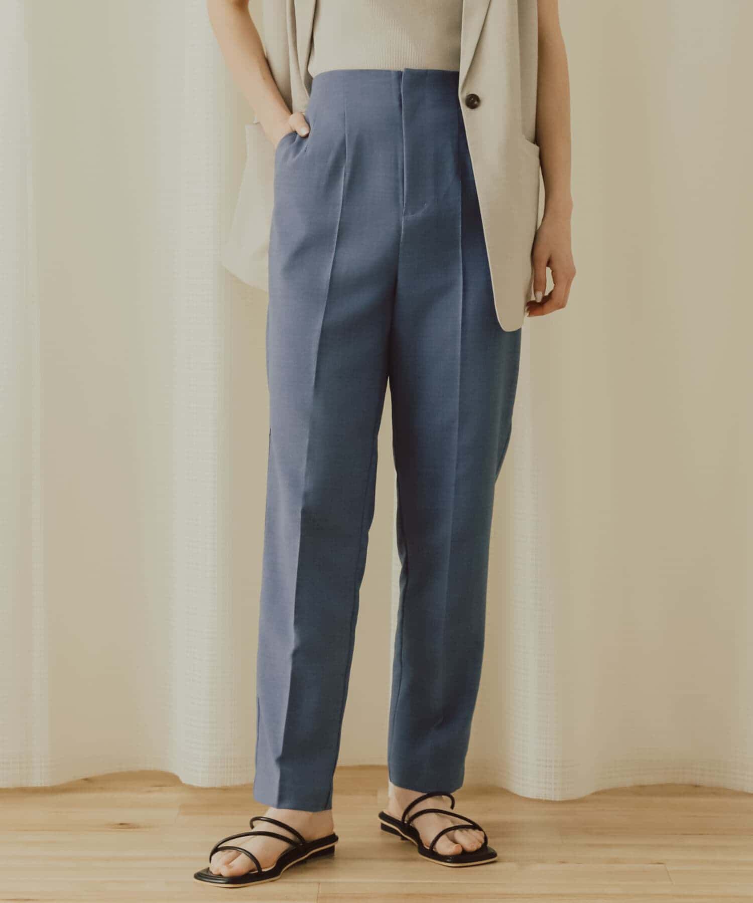 SENSE OF PLACE by URBAN RESEARCH「リネンライクハイウエストテーパードパンツ」|その他|