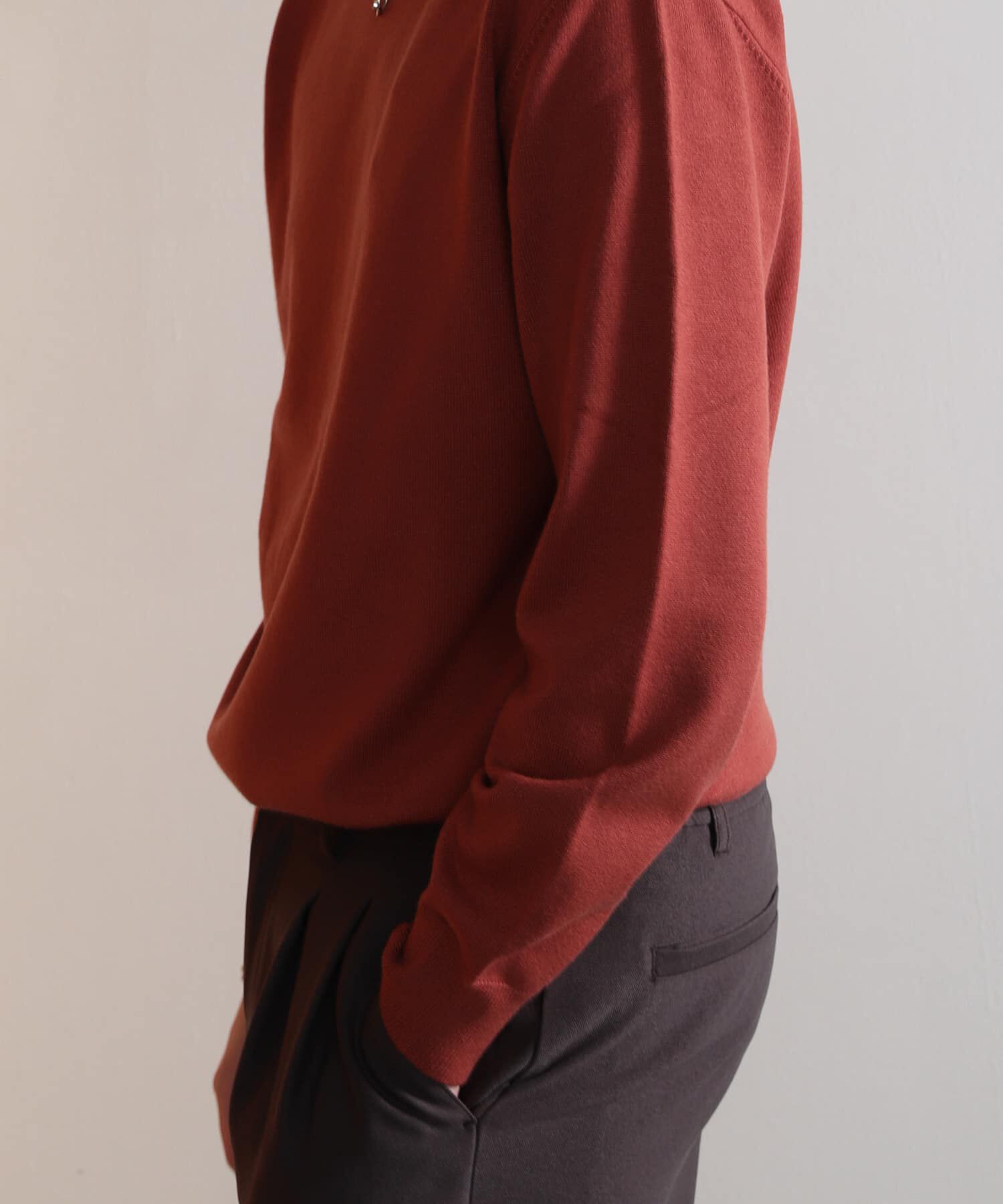 SENSE OF PLACE by URBAN RESEARCH「『ユニセックス』ストレッチモックネックセーター」|ニット・セーター|