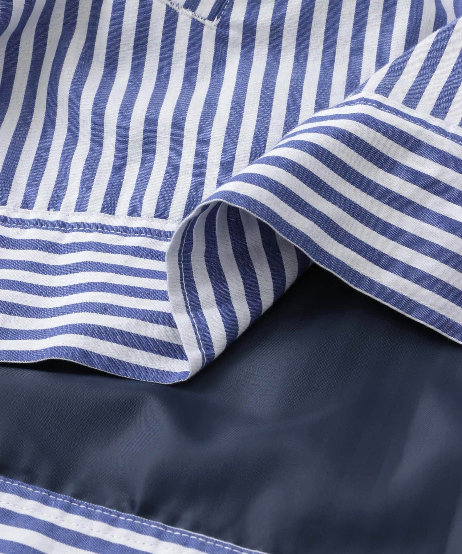 SENSE OF PLACE by URBAN RESEARCH「hxcyyd &times; SOP　ストライプフラワーコサージュシャツブルゾン(UNISEX)」|ブルゾン・スタジャン|