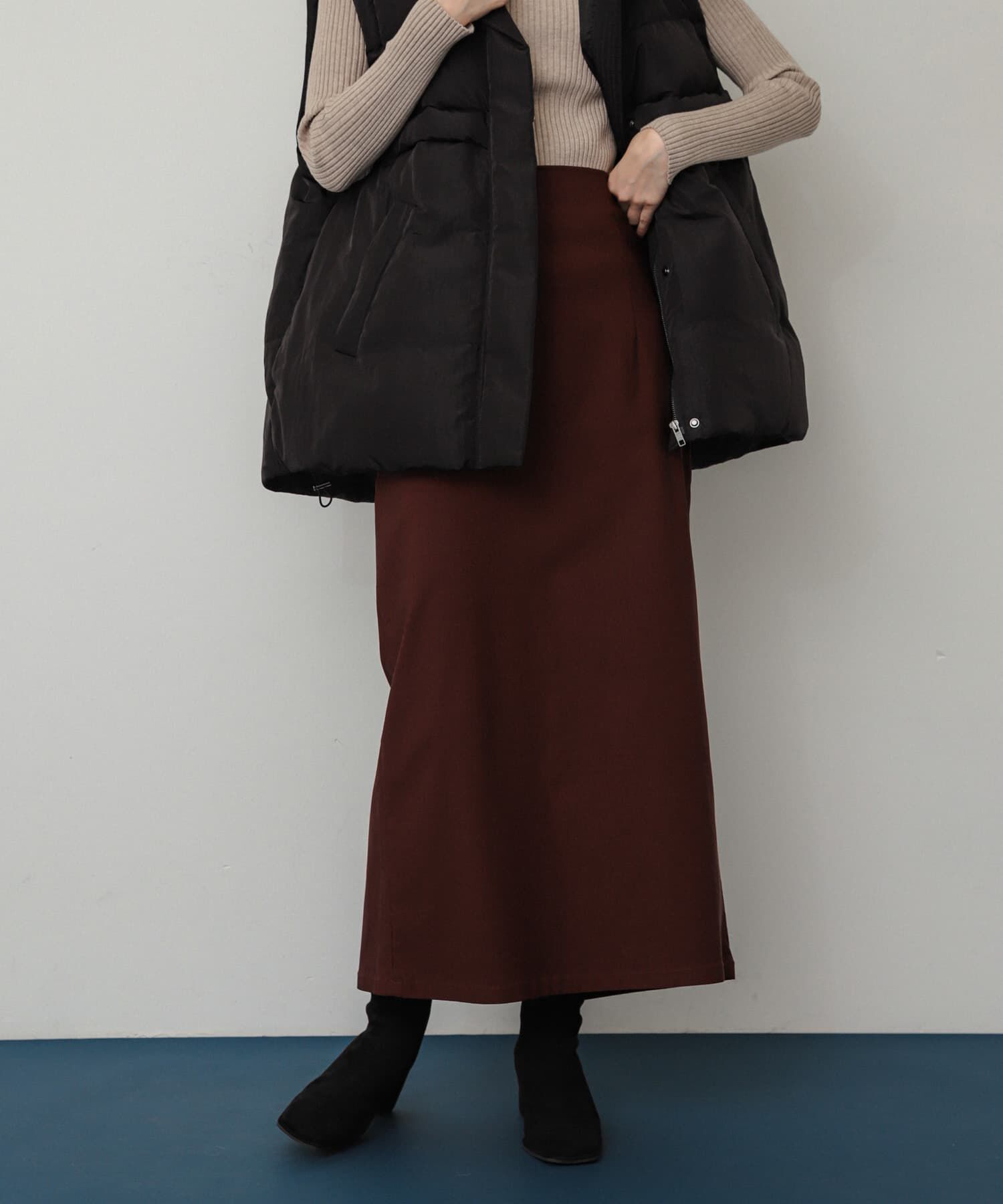 SENSE OF PLACE by URBAN RESEARCH「『一部WEB限定ｶﾗｰ』『TALLｻｲｽﾞ/WEB限定』ｽﾄﾚｯﾁｻｽﾂｷﾊｲｳ  」|スカート|