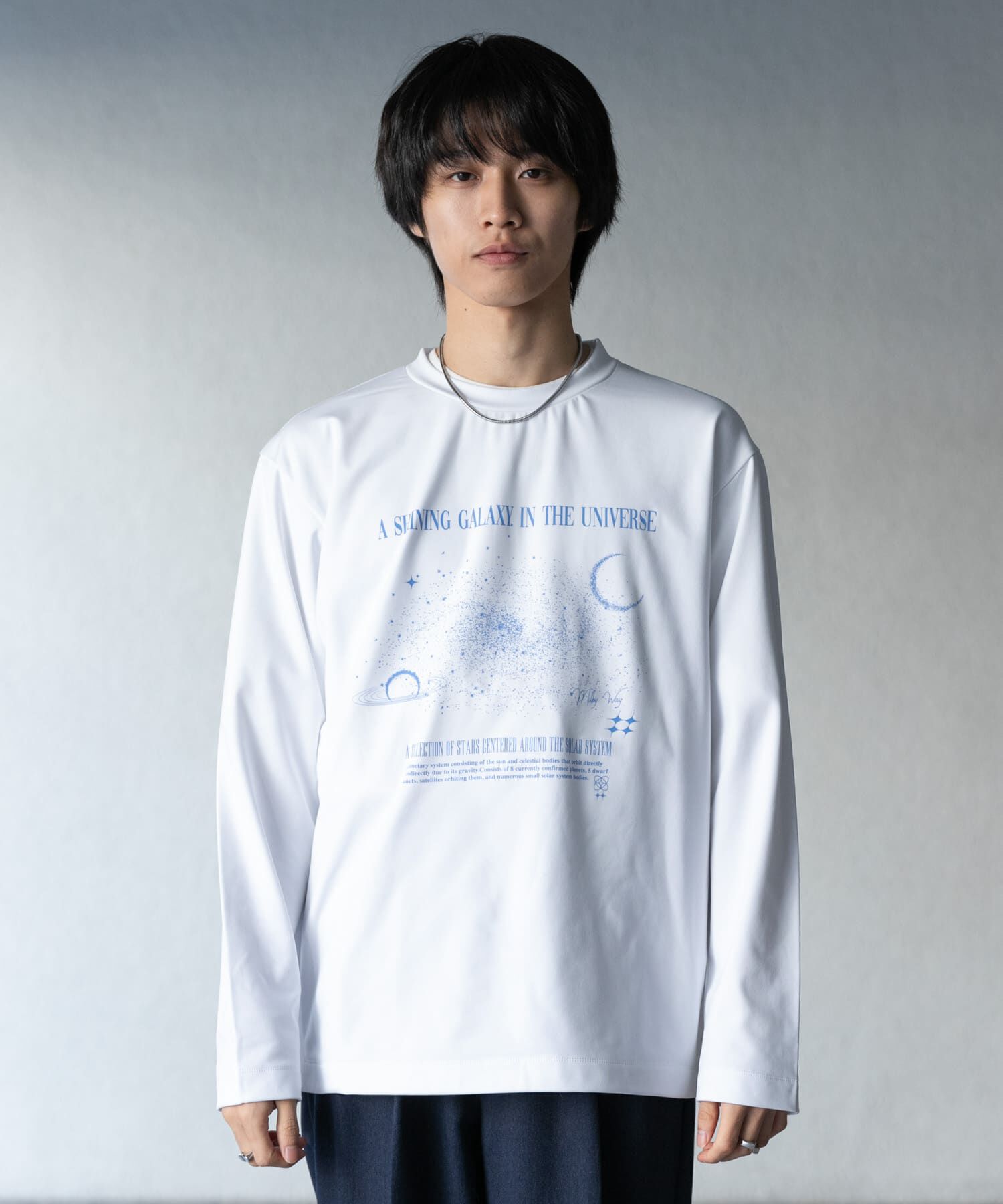 SENSE OF PLACE by URBAN RESEARCH「Galaxy Graphic Long-Sleeve T-shirts」|Tシャツ・カットソー|