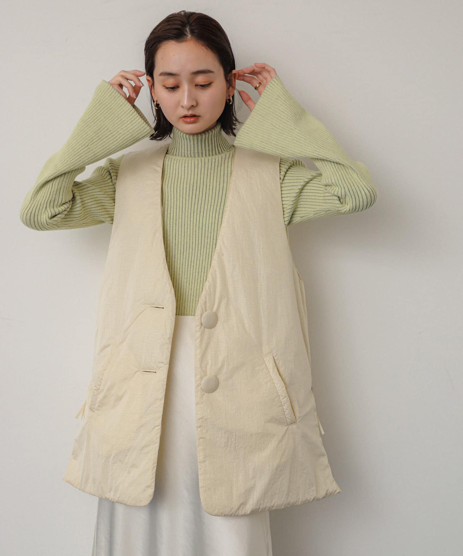 SENSE OF PLACE by URBAN RESEARCH「サイドジップパフベスト」|ダウンベスト・ベスト|