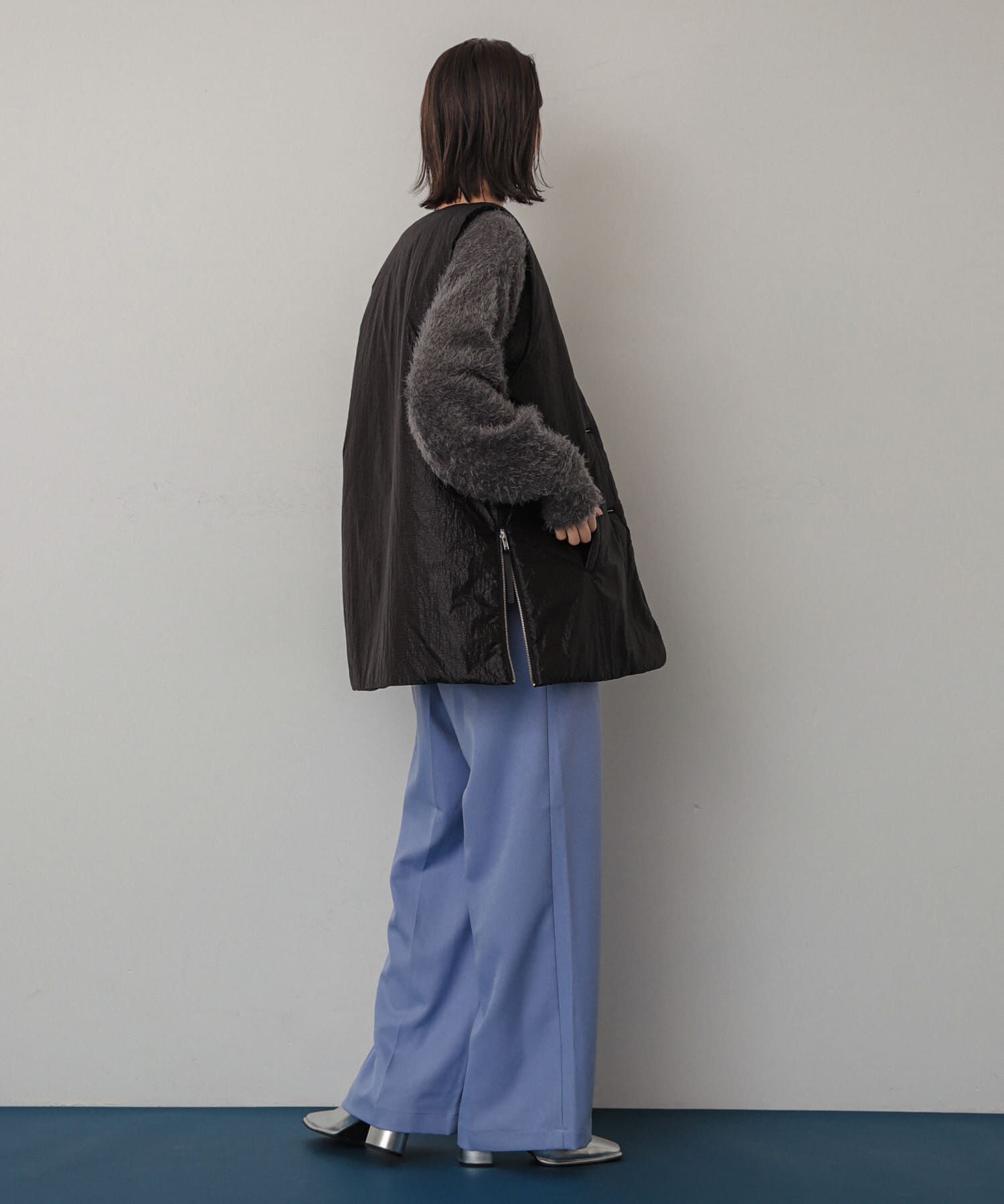 SENSE OF PLACE by URBAN RESEARCH「サイドジップパフベスト」|ダウンベスト・ベスト|