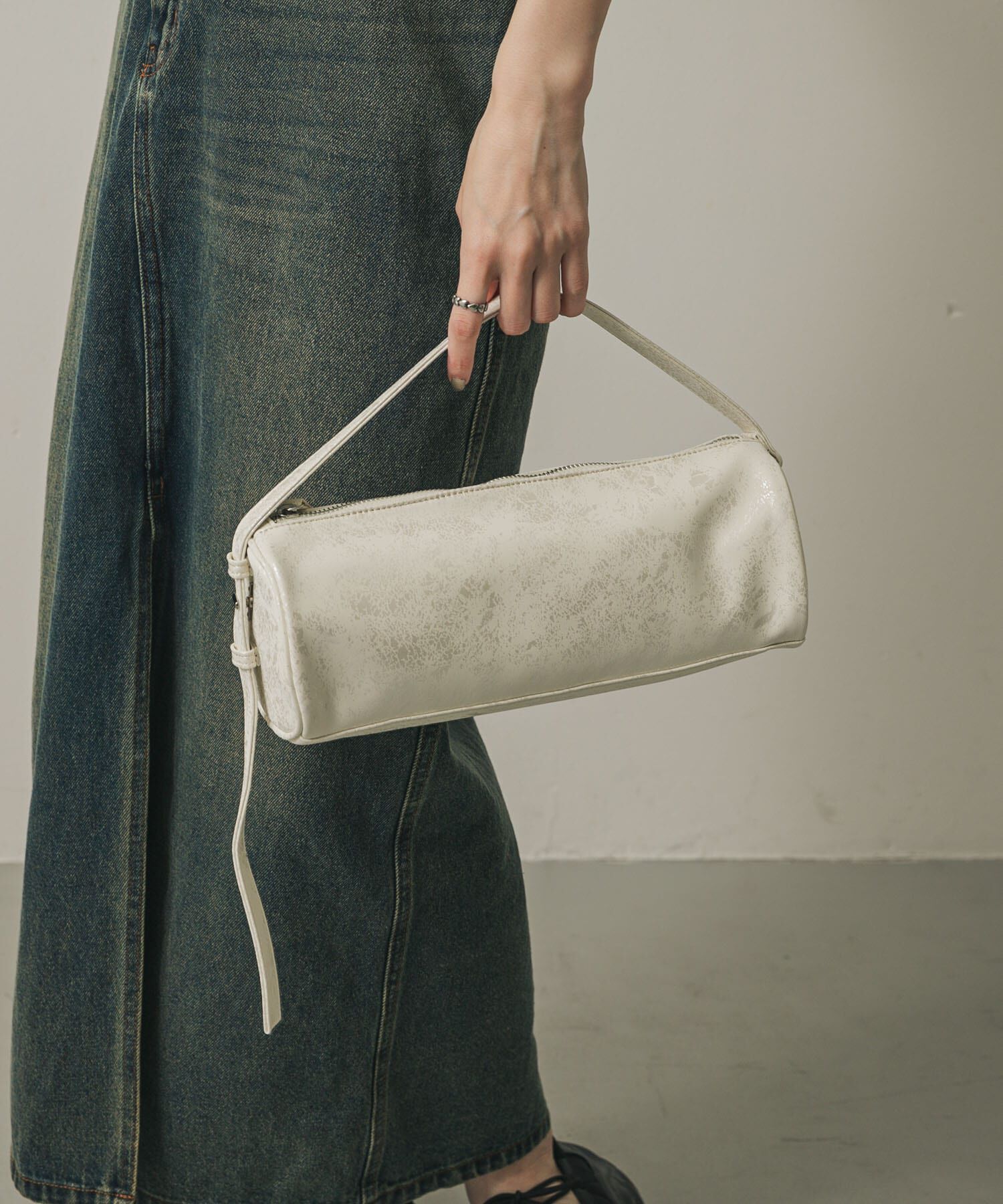 SENSE OF PLACE by URBAN RESEARCH「ハクプリントドラムバッグ」|ハンドバッグ|