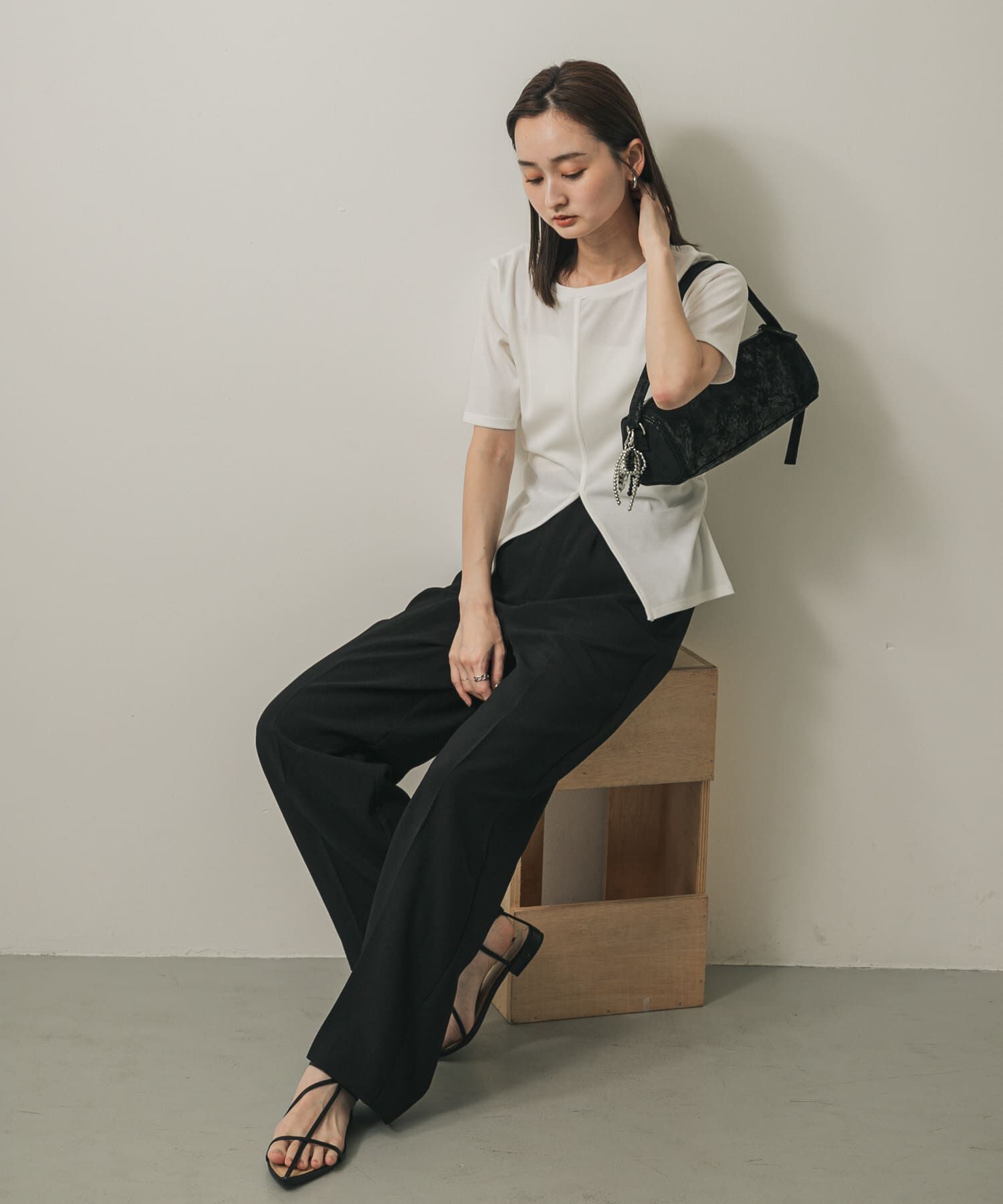 SENSE OF PLACE by URBAN RESEARCH「ハクプリントドラムバッグ」|ハンドバッグ|