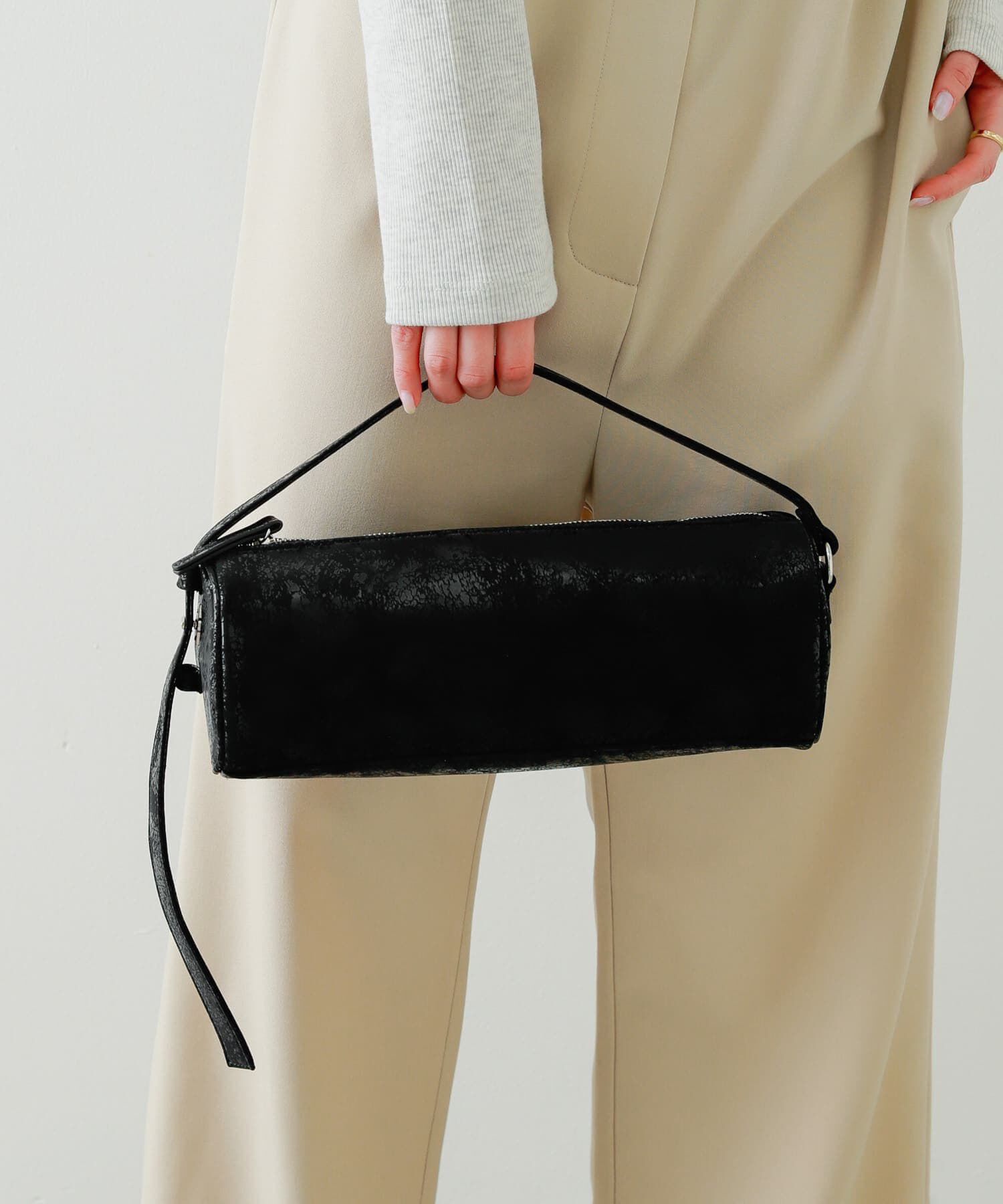 SENSE OF PLACE by URBAN RESEARCH「ハクプリントドラムバッグ」|ハンドバッグ|